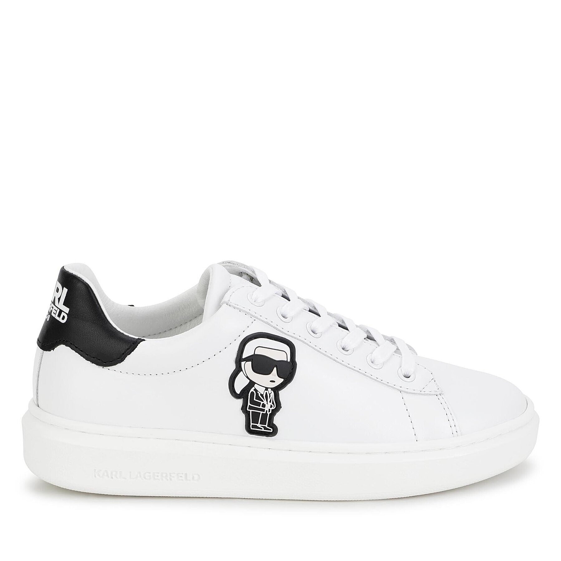 Karl Lagerfeld Kids Sneakers Z29059 Alb - Pled.ro