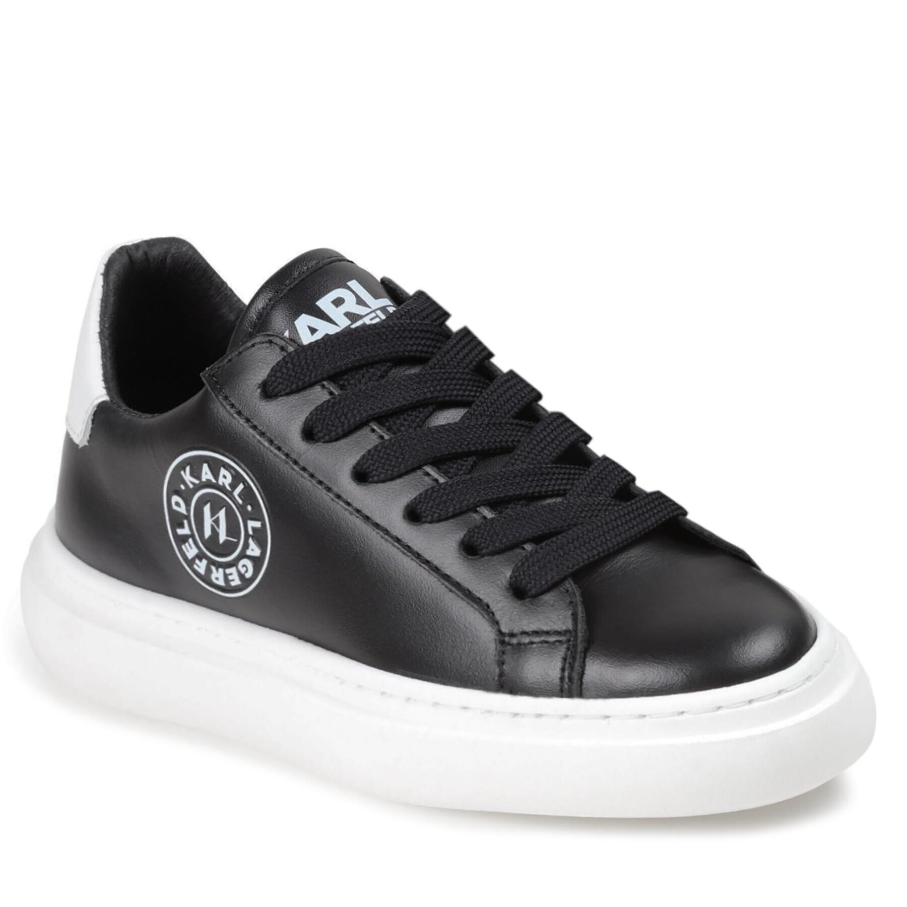 Karl Lagerfeld Kids Sneakers Z29068 S Negru - Pled.ro