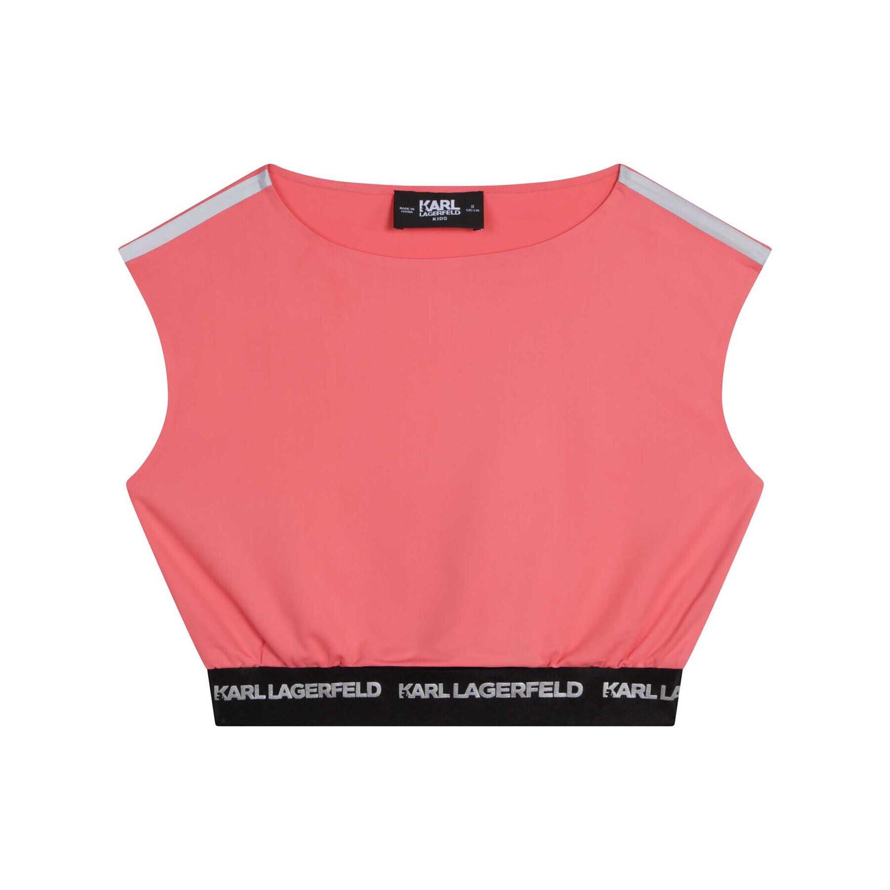 Karl Lagerfeld Kids Top Z15410 D Roșu Regular Fit - Pled.ro