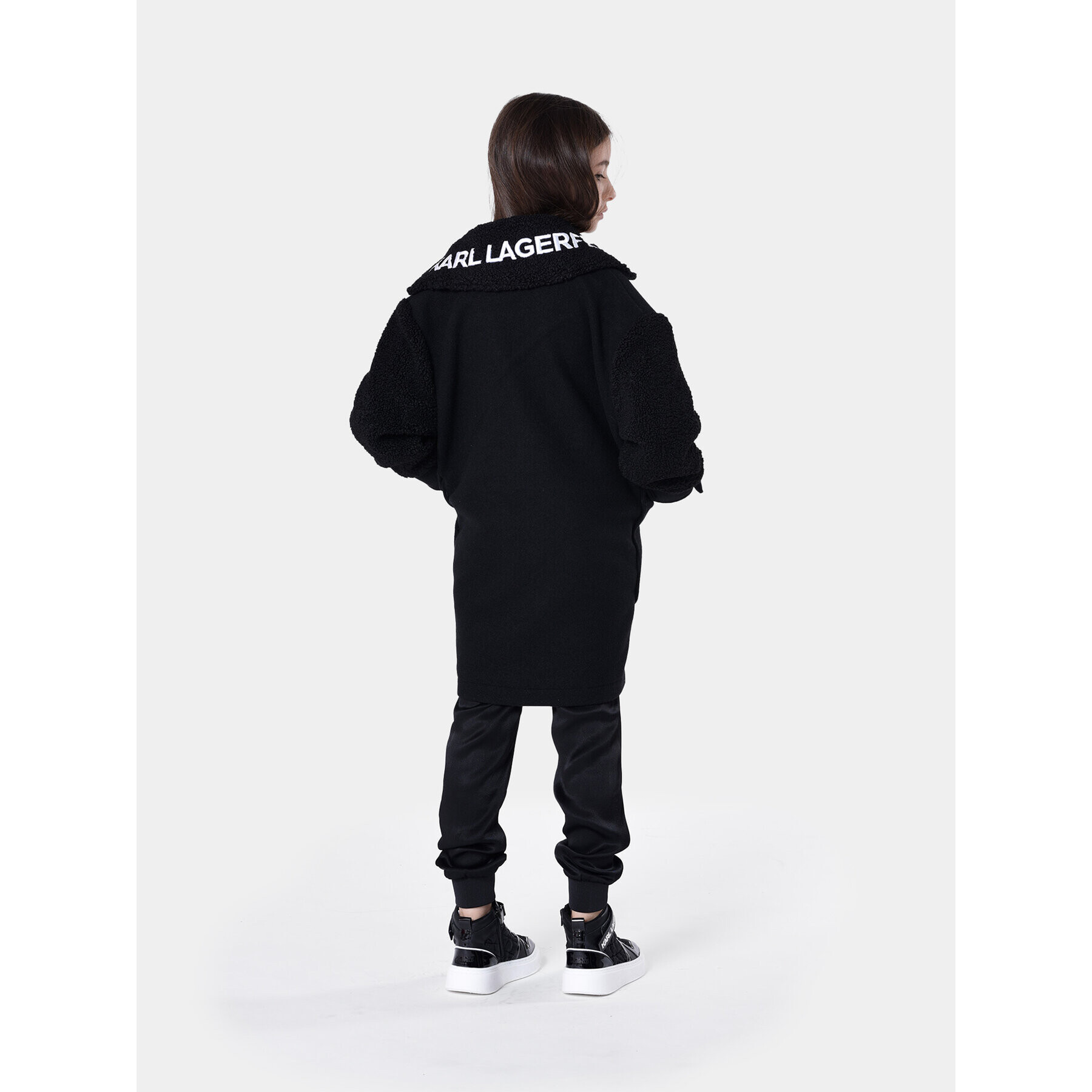 Karl Lagerfeld Kids Palton Z16169 D Negru Regular Fit - Pled.ro