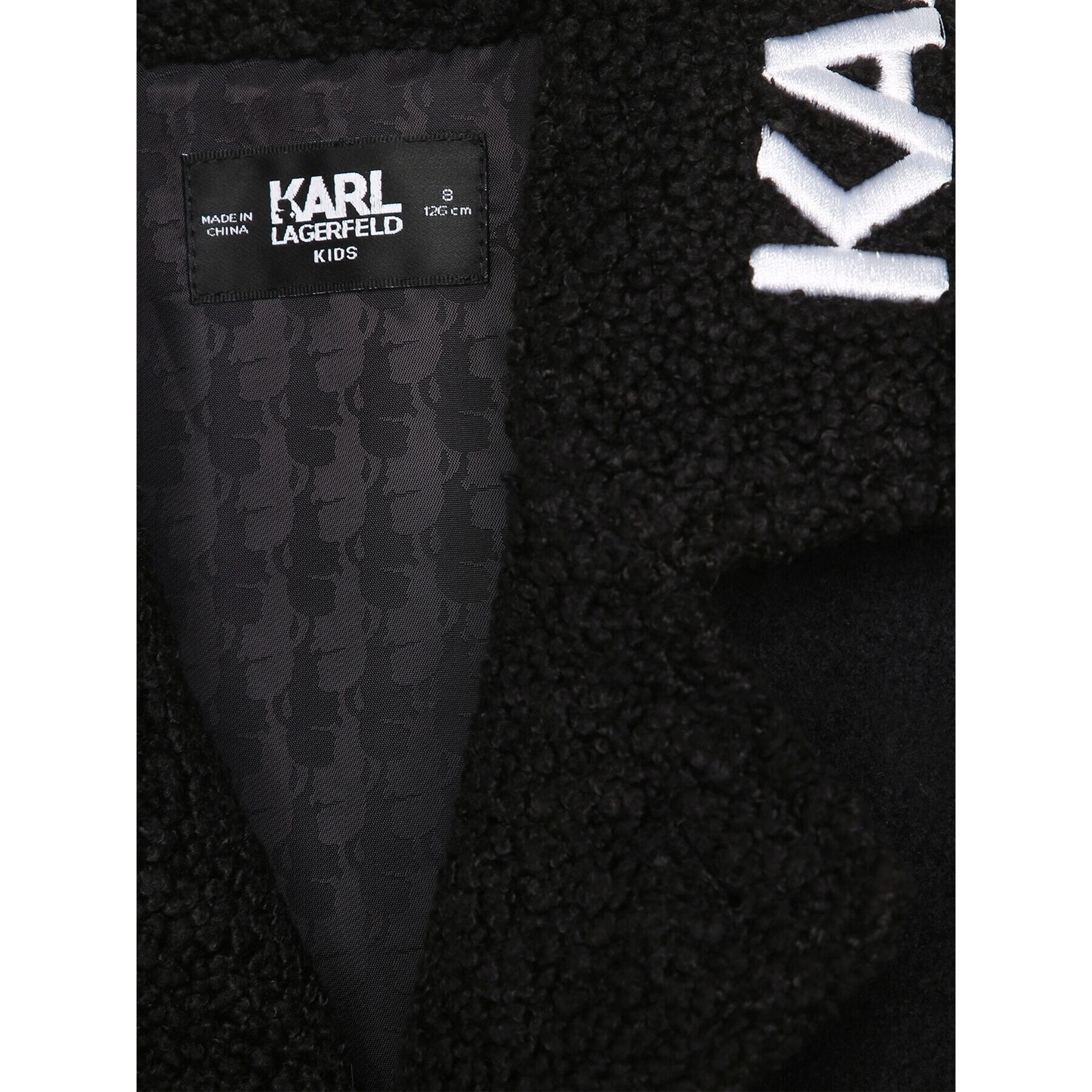 Karl Lagerfeld Kids Palton Z16169 S Negru Regular Fit - Pled.ro