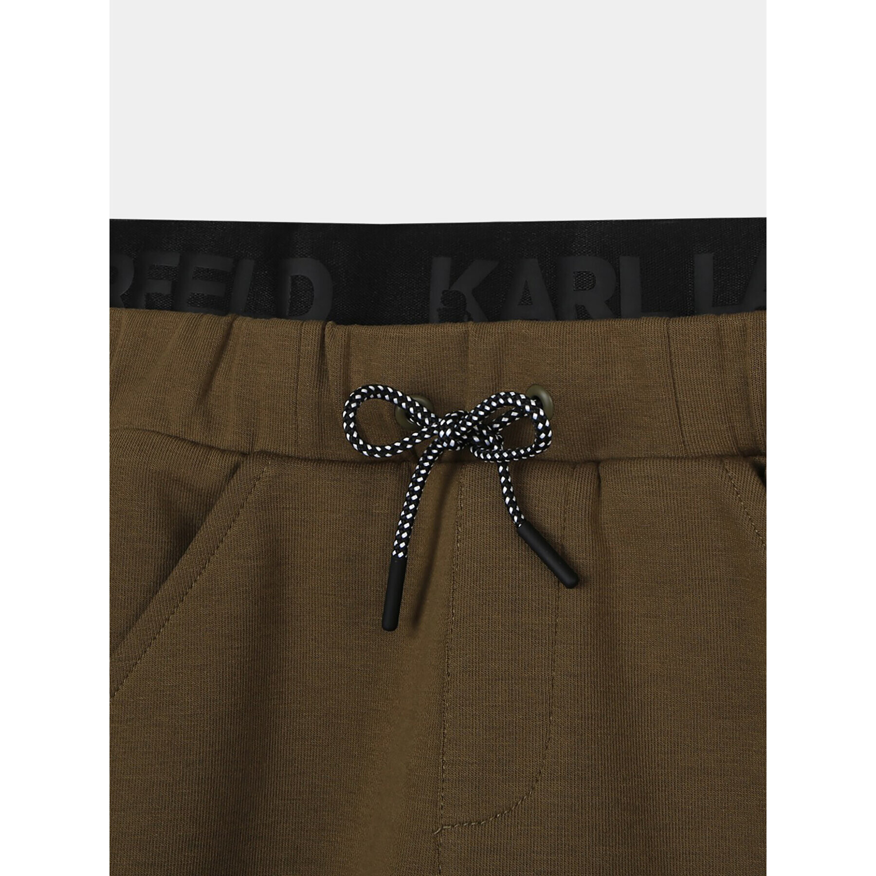 Karl Lagerfeld Kids Pantaloni trening Z24164 D Kaki Regular Fit - Pled.ro