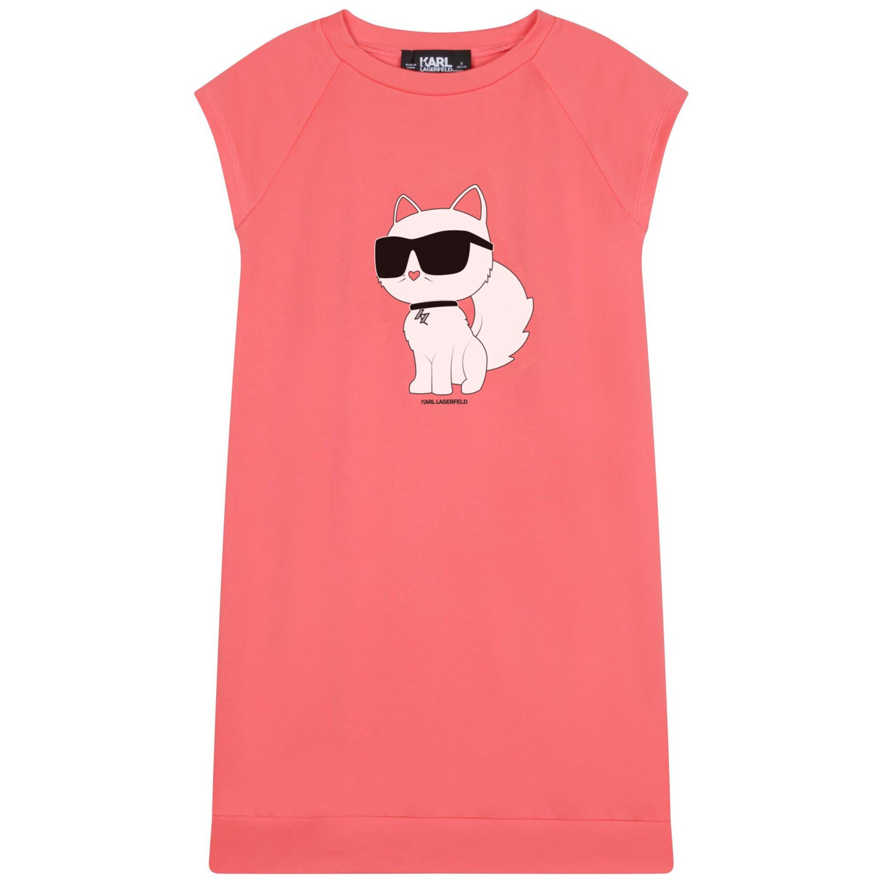 Karl Lagerfeld Kids Rochie de zi Z12235 D Roșu Regular Fit - Pled.ro