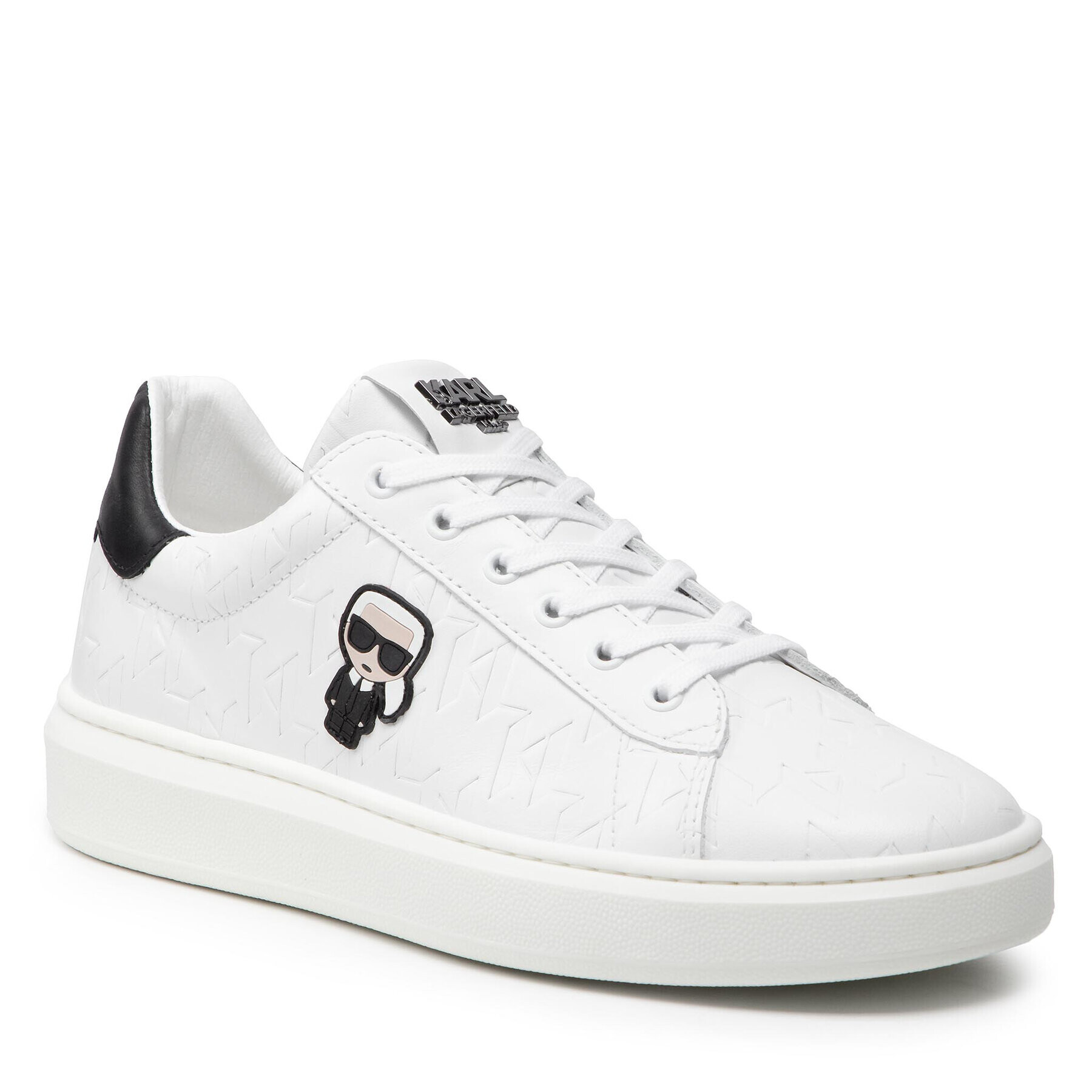 Karl Lagerfeld Kids Sneakers Z19076 S Alb - Pled.ro