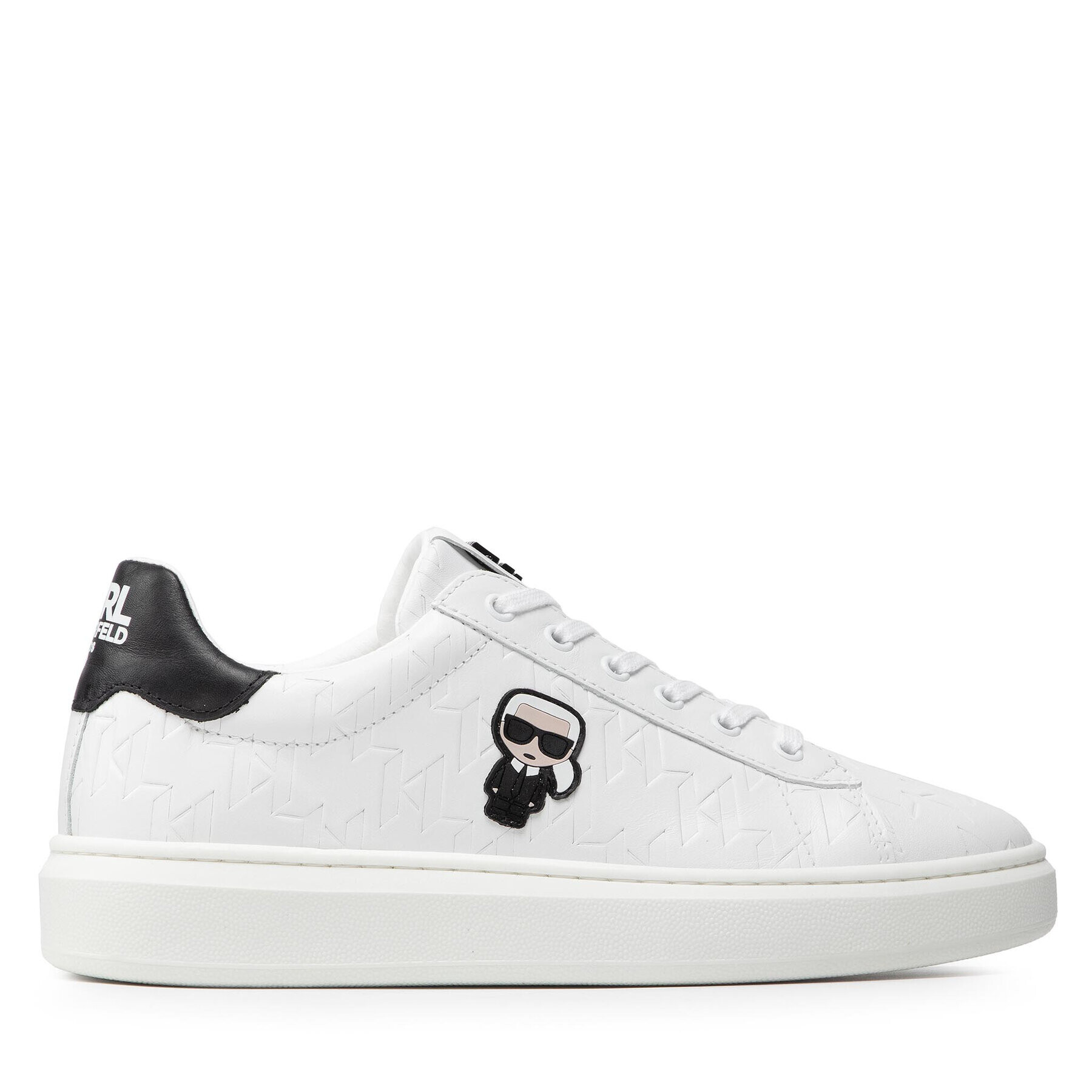 Karl Lagerfeld Kids Sneakers Z19076 S Alb - Pled.ro