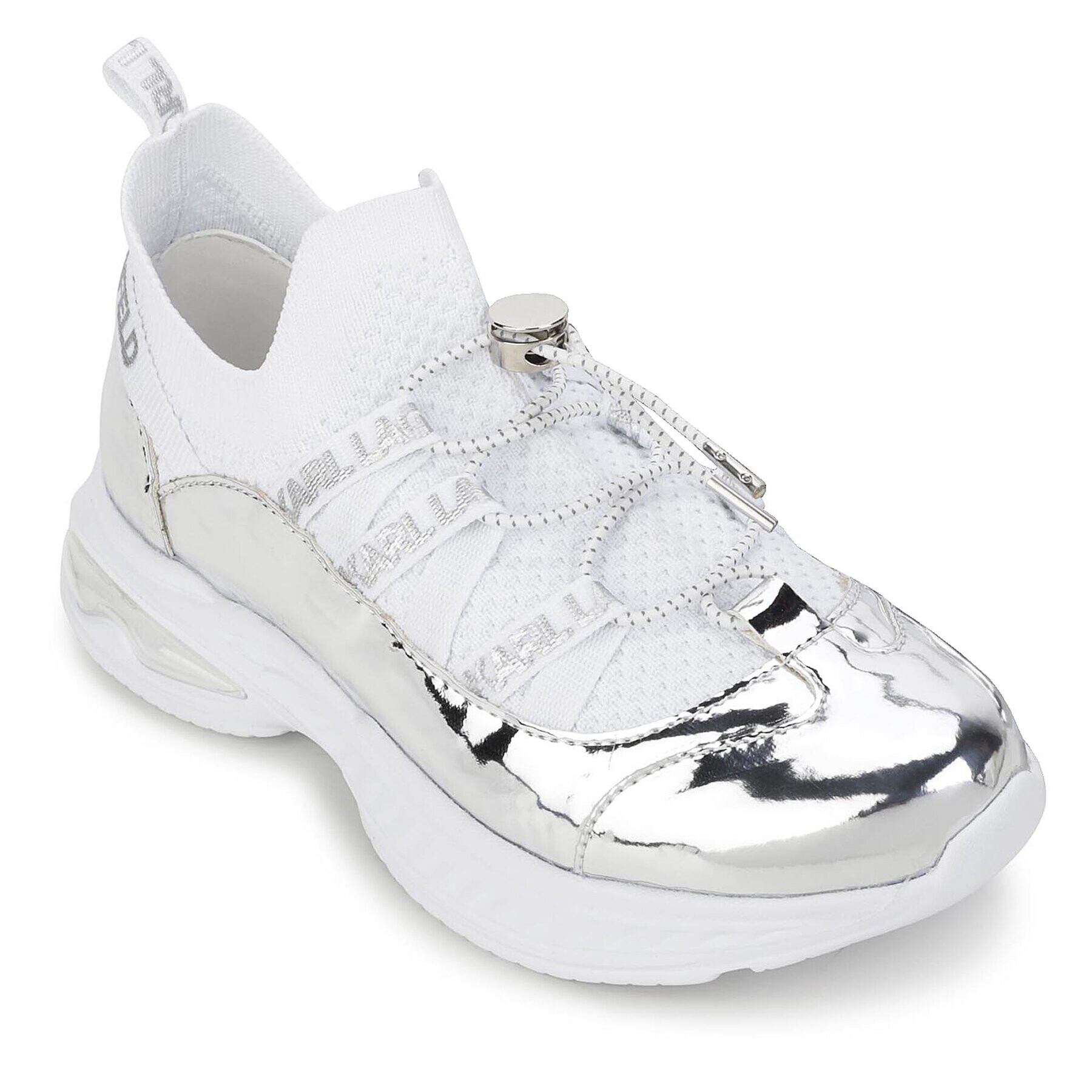 Karl Lagerfeld Kids Sneakers Z19108 Alb - Pled.ro