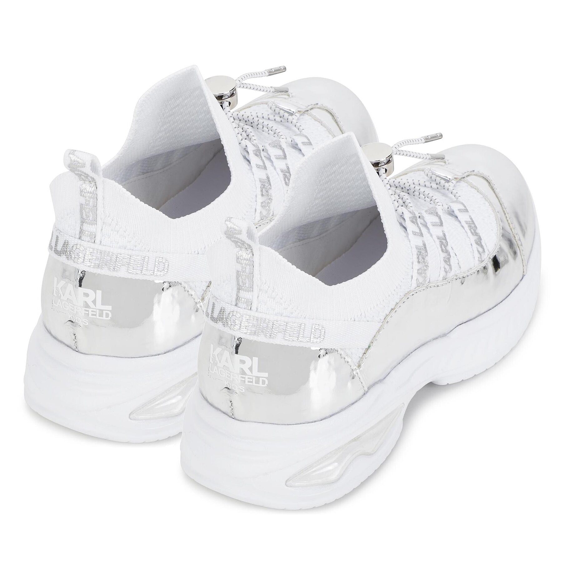 Karl Lagerfeld Kids Sneakers Z19108 Alb - Pled.ro