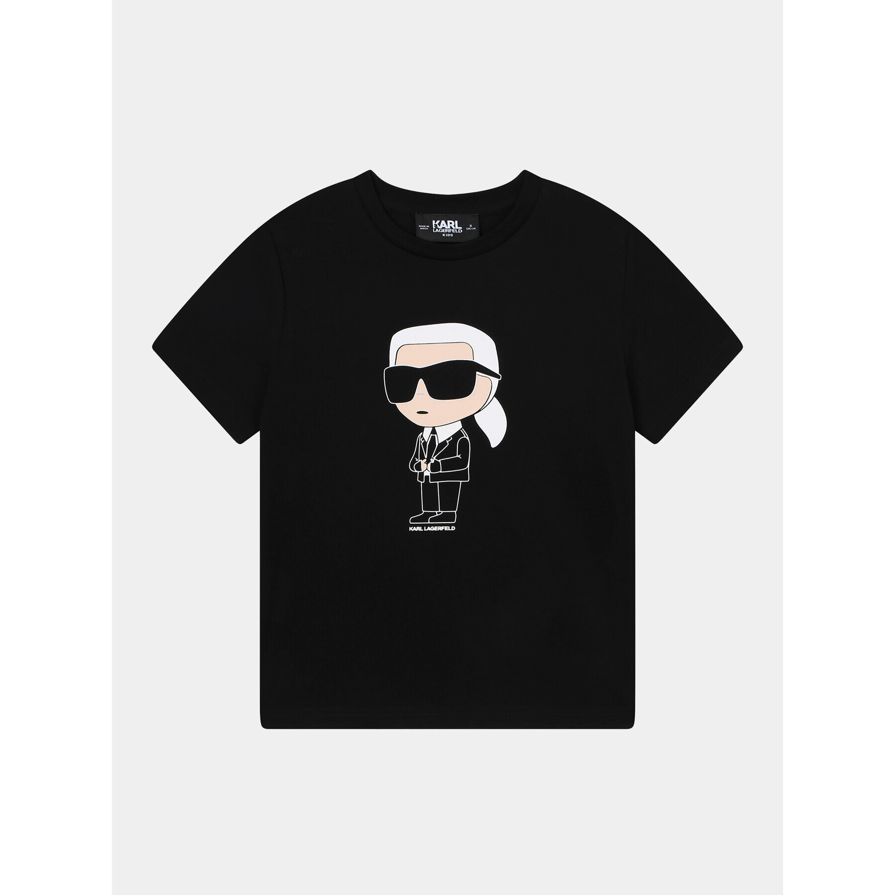 Karl Lagerfeld Kids Tricou Z25410 D Negru Regular Fit - Pled.ro