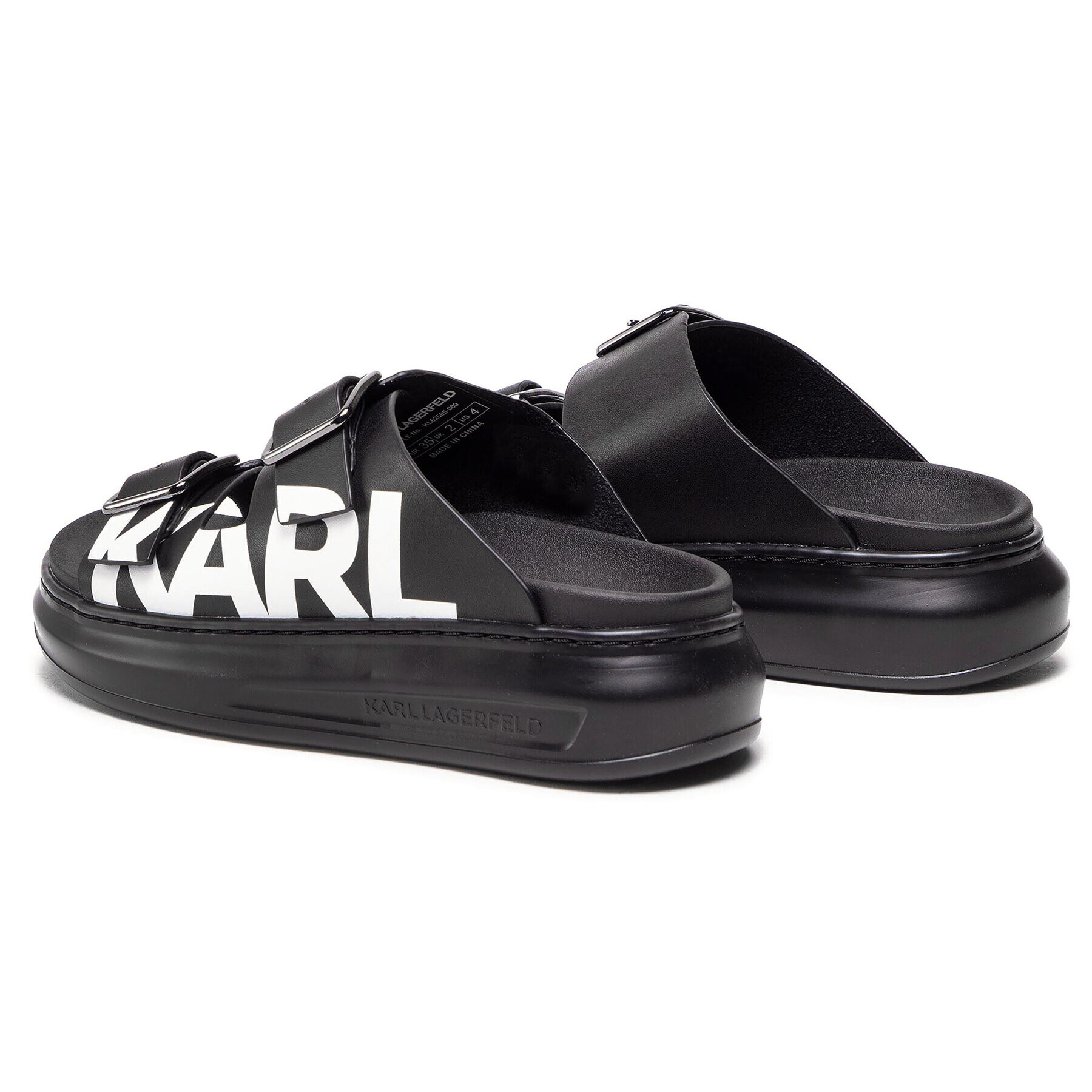 KARL LAGERFELD Șlapi KL62505 Negru - Pled.ro