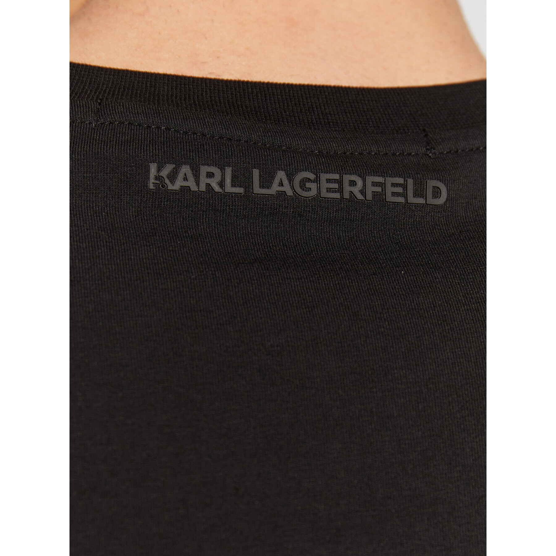 KARL LAGERFELD Longsleeve 755005 524221 Negru Regular Fit - Pled.ro