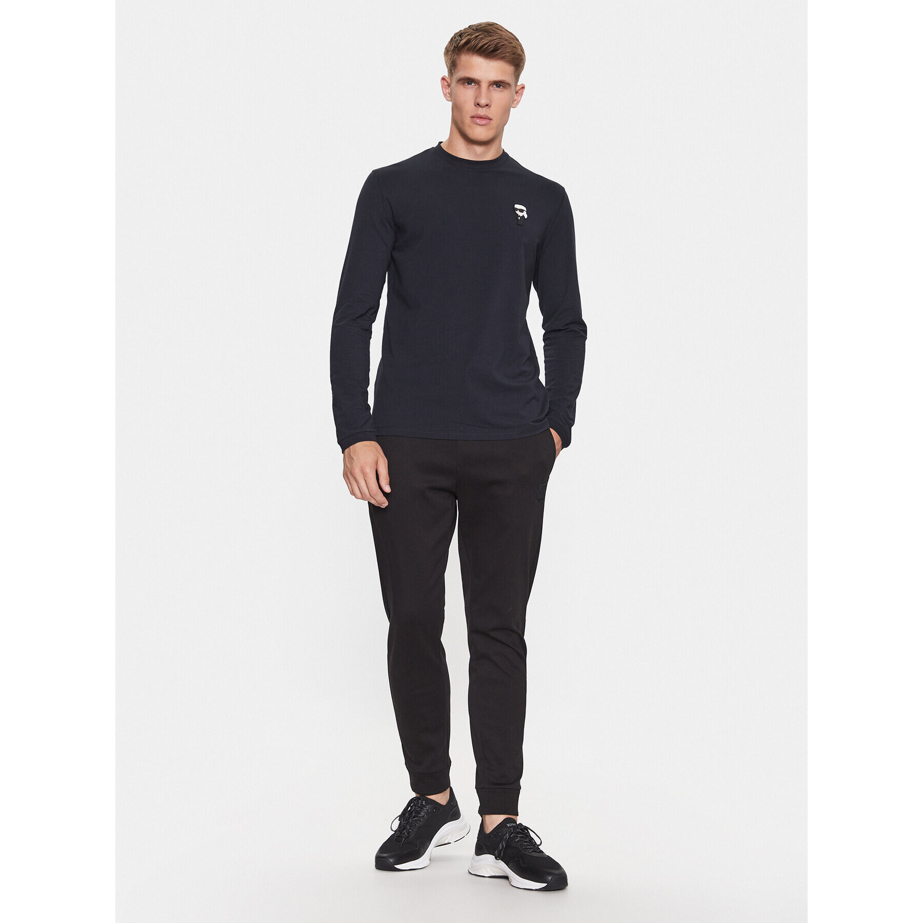 KARL LAGERFELD Longsleeve 755005 534221 Bleumarin Regular Fit - Pled.ro