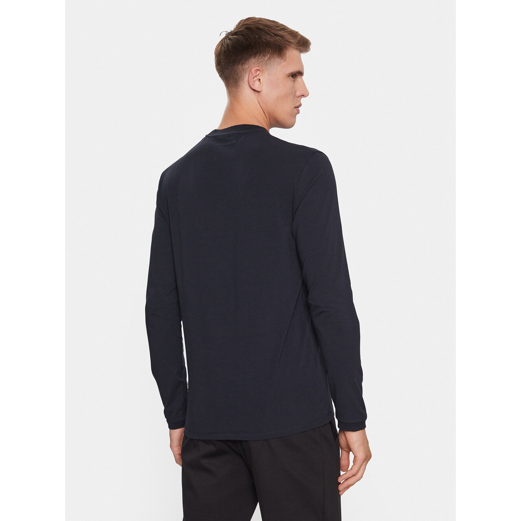 KARL LAGERFELD Longsleeve 755005 534221 Bleumarin Regular Fit - Pled.ro