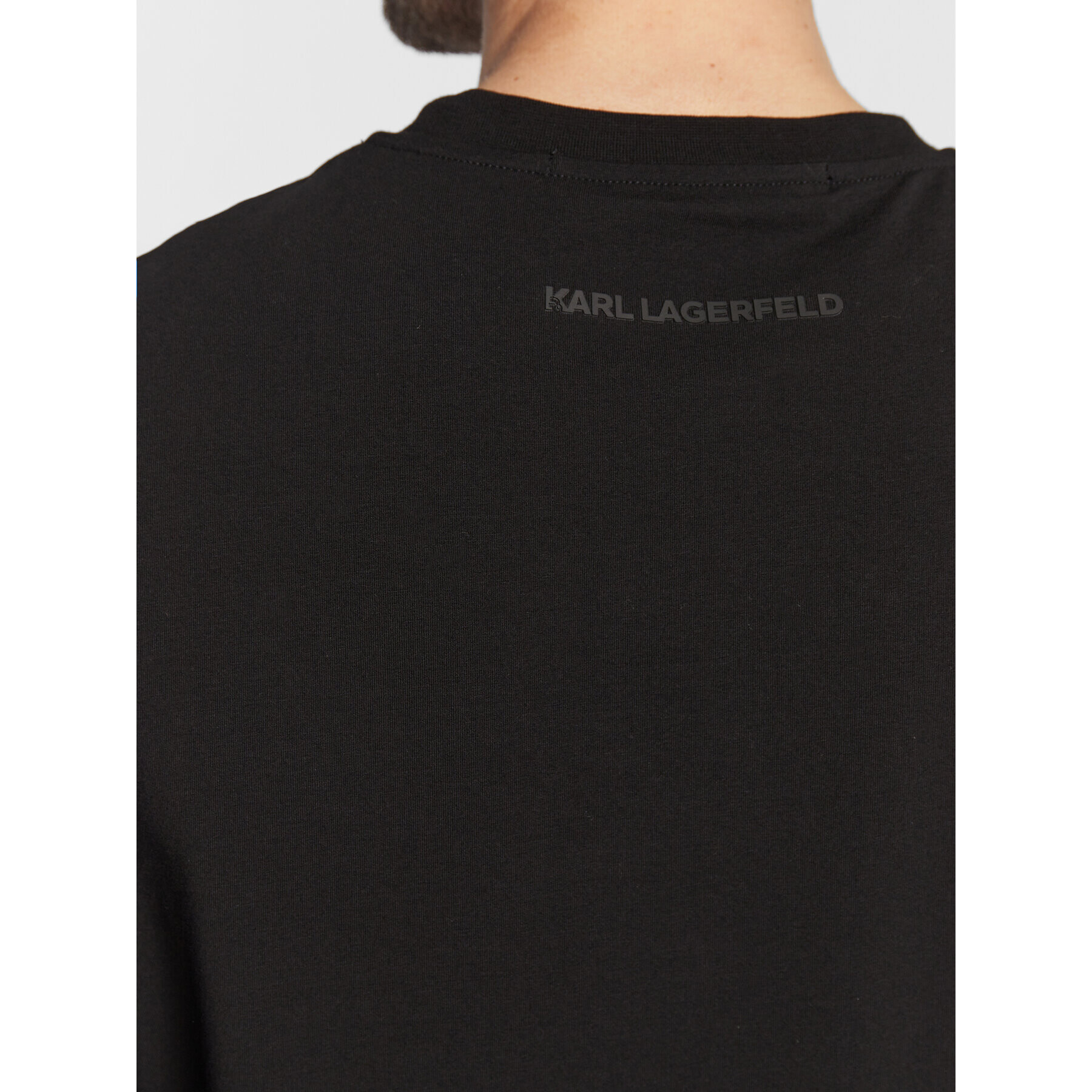 KARL LAGERFELD Longsleeve 755008 524221 Negru Slim Fit - Pled.ro