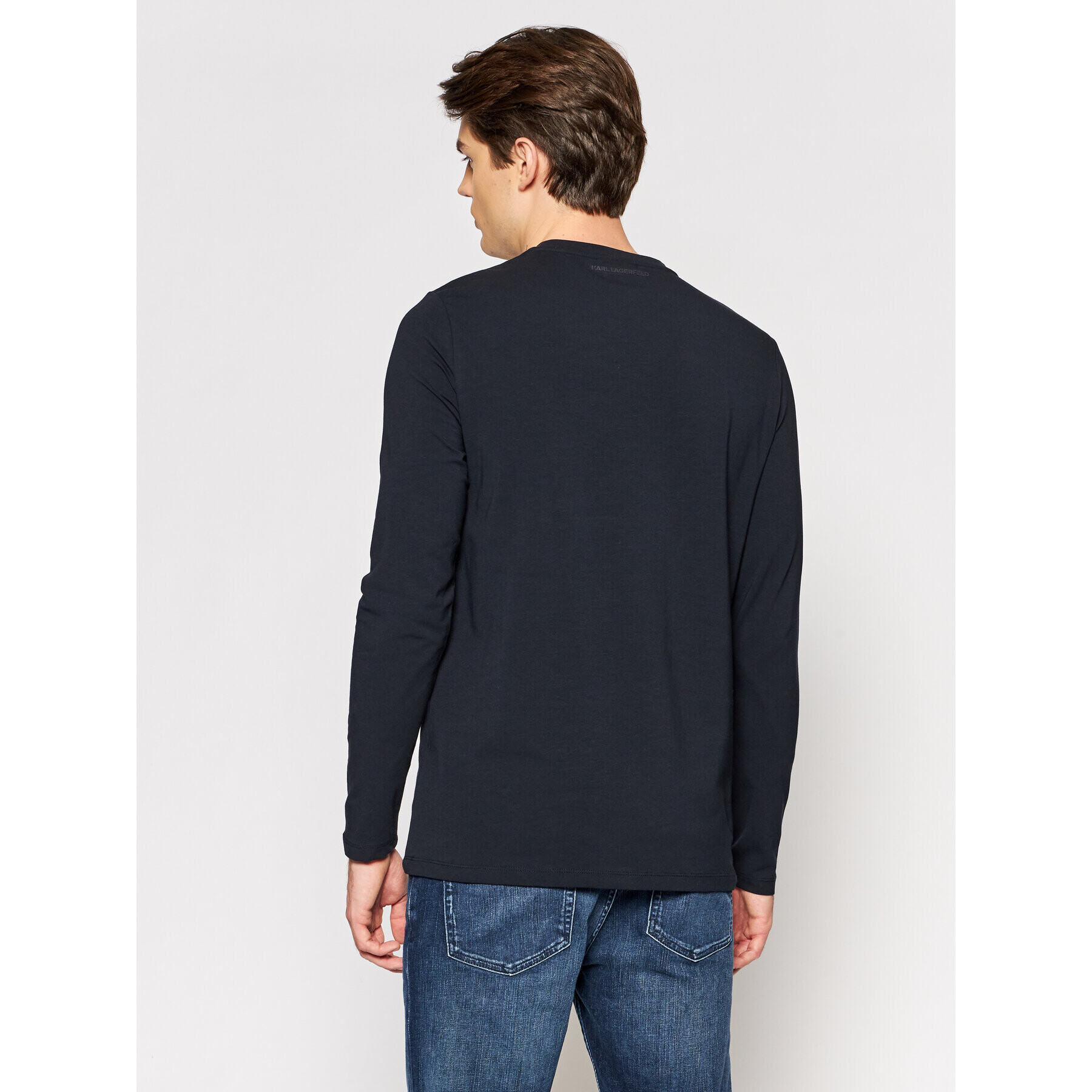 KARL LAGERFELD Longsleeve 755028 512221 Bleumarin Regular Fit - Pled.ro