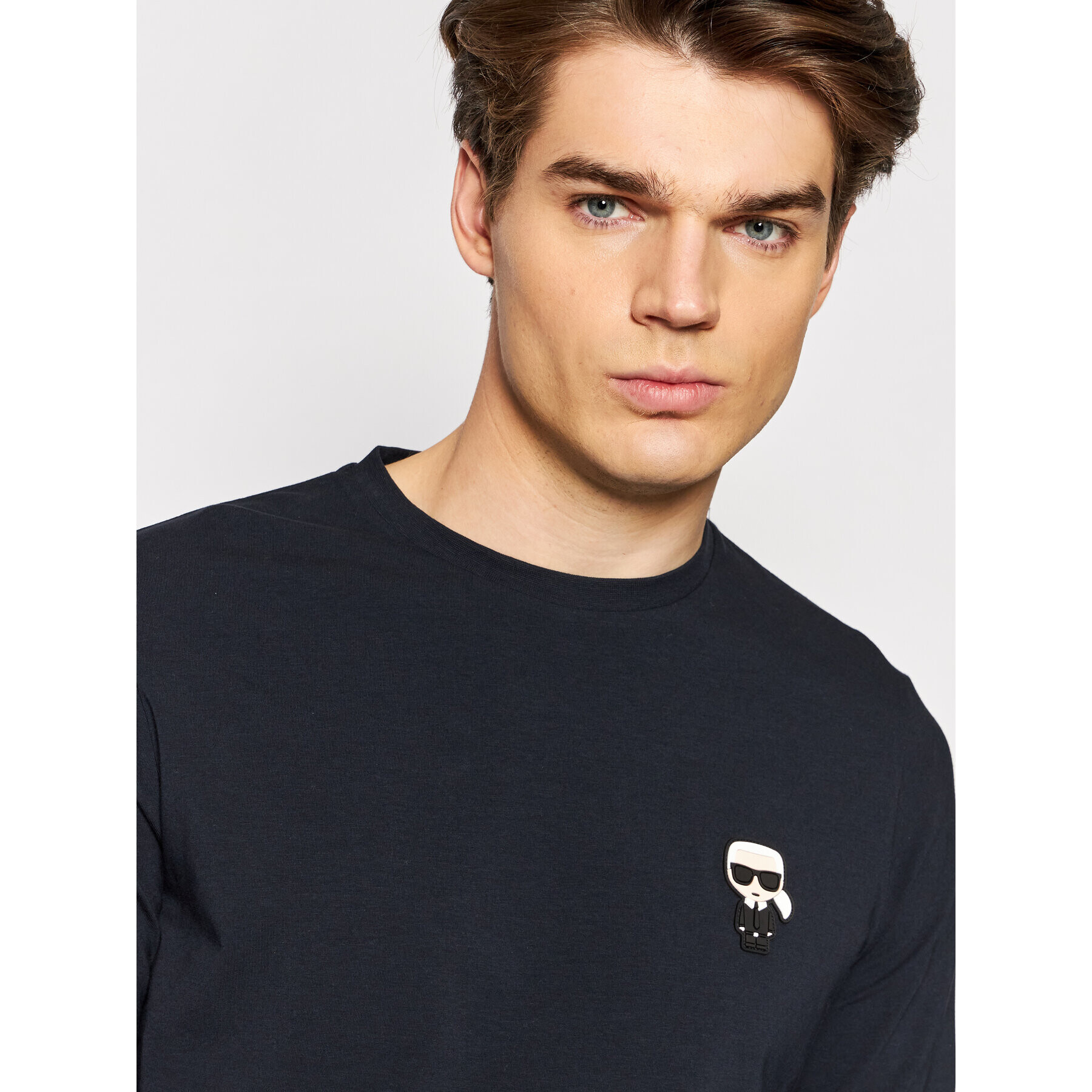 KARL LAGERFELD Longsleeve 755028 512221 Bleumarin Regular Fit - Pled.ro