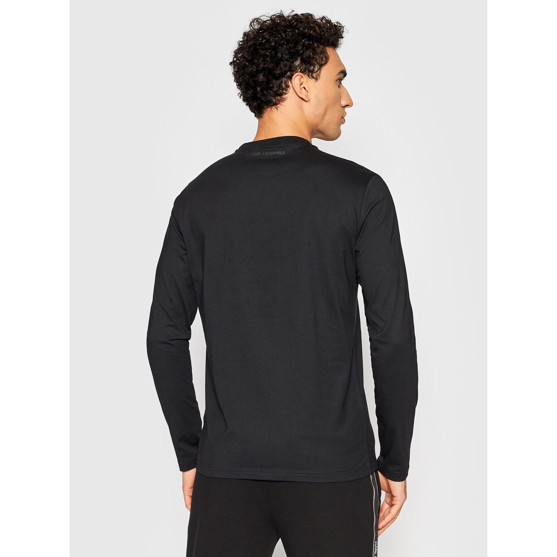 KARL LAGERFELD Longsleeve 755063 512250 Negru Regular Fit - Pled.ro