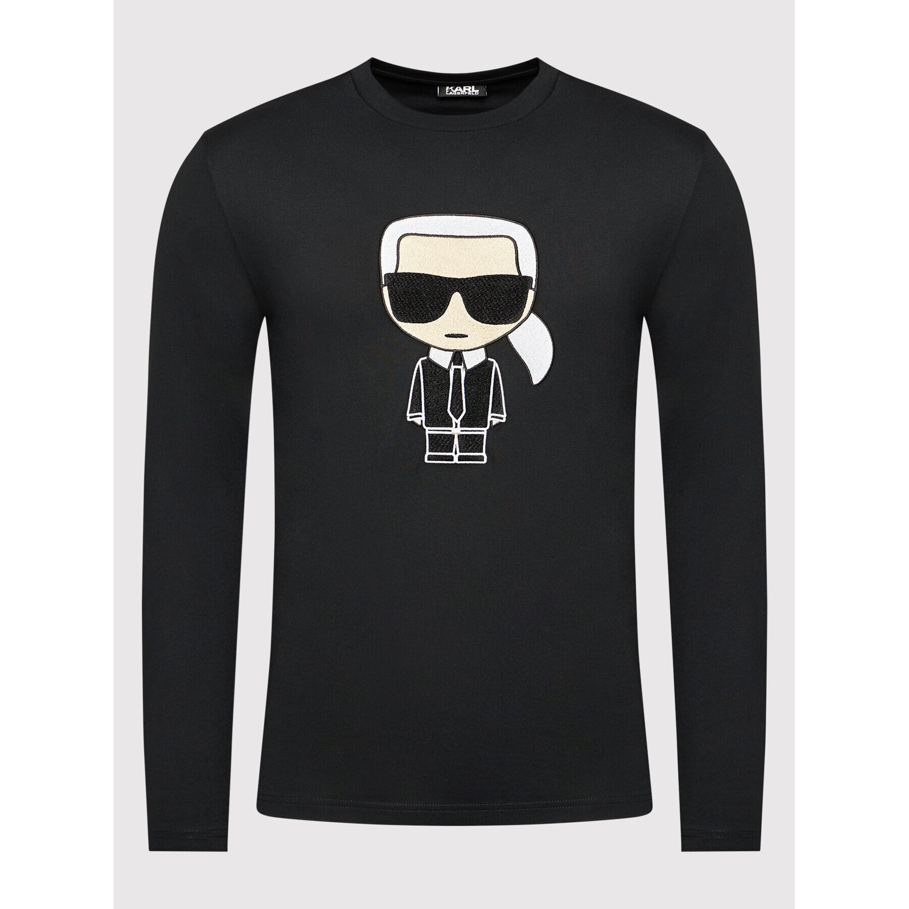 KARL LAGERFELD Longsleeve 755063 512250 Negru Regular Fit - Pled.ro