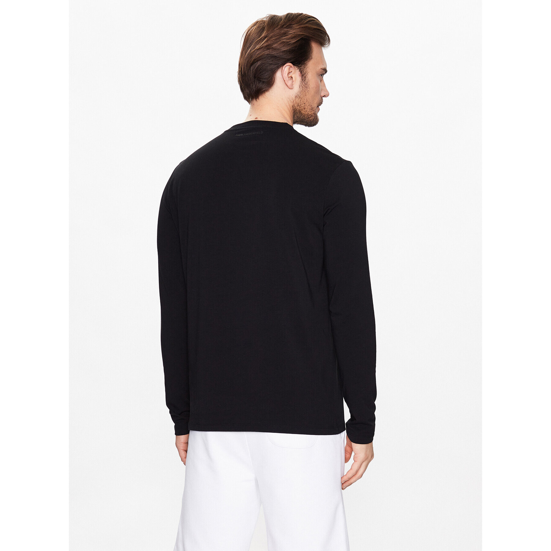 KARL LAGERFELD Longsleeve 755087 531221 Negru Regular Fit - Pled.ro