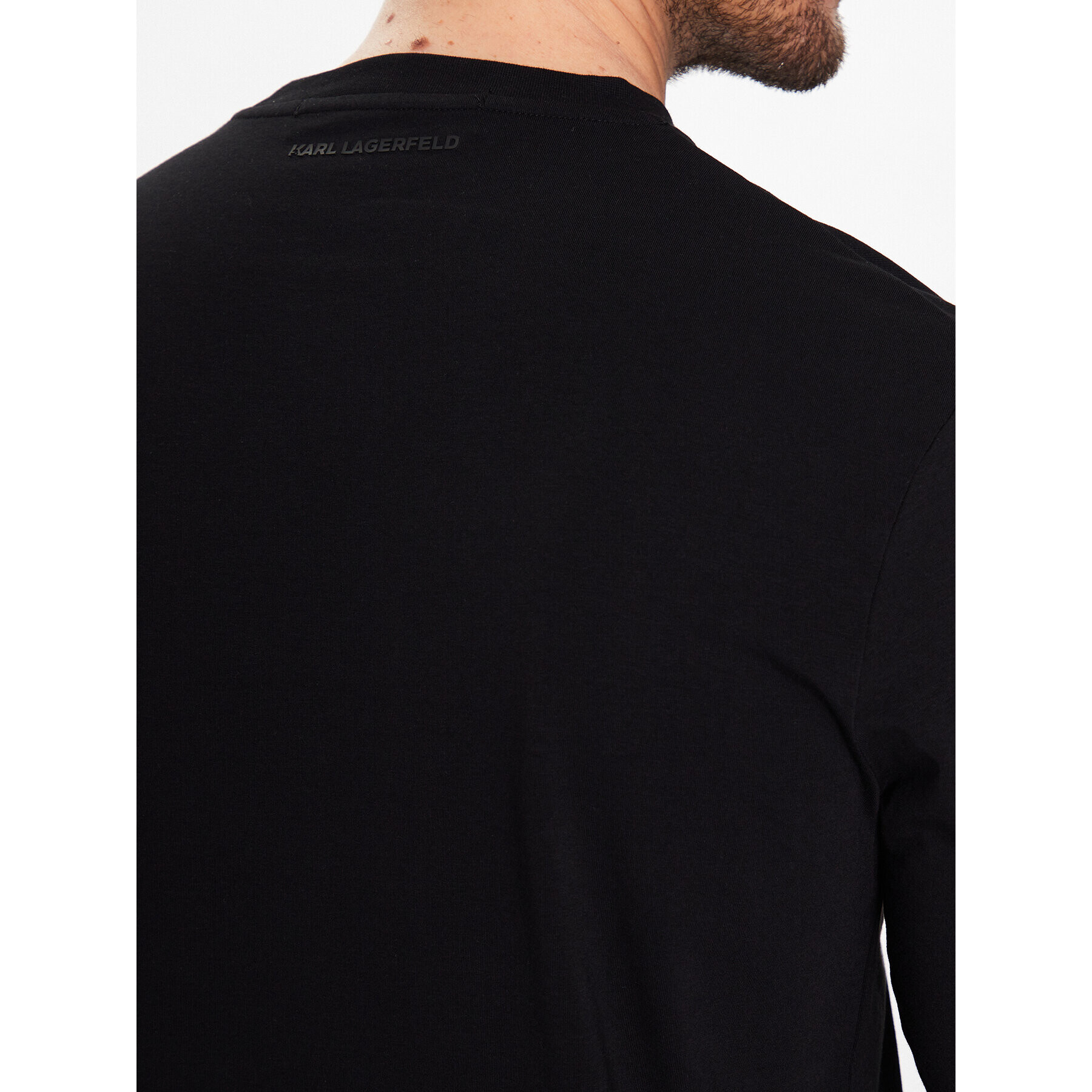 KARL LAGERFELD Longsleeve 755087 531221 Negru Regular Fit - Pled.ro