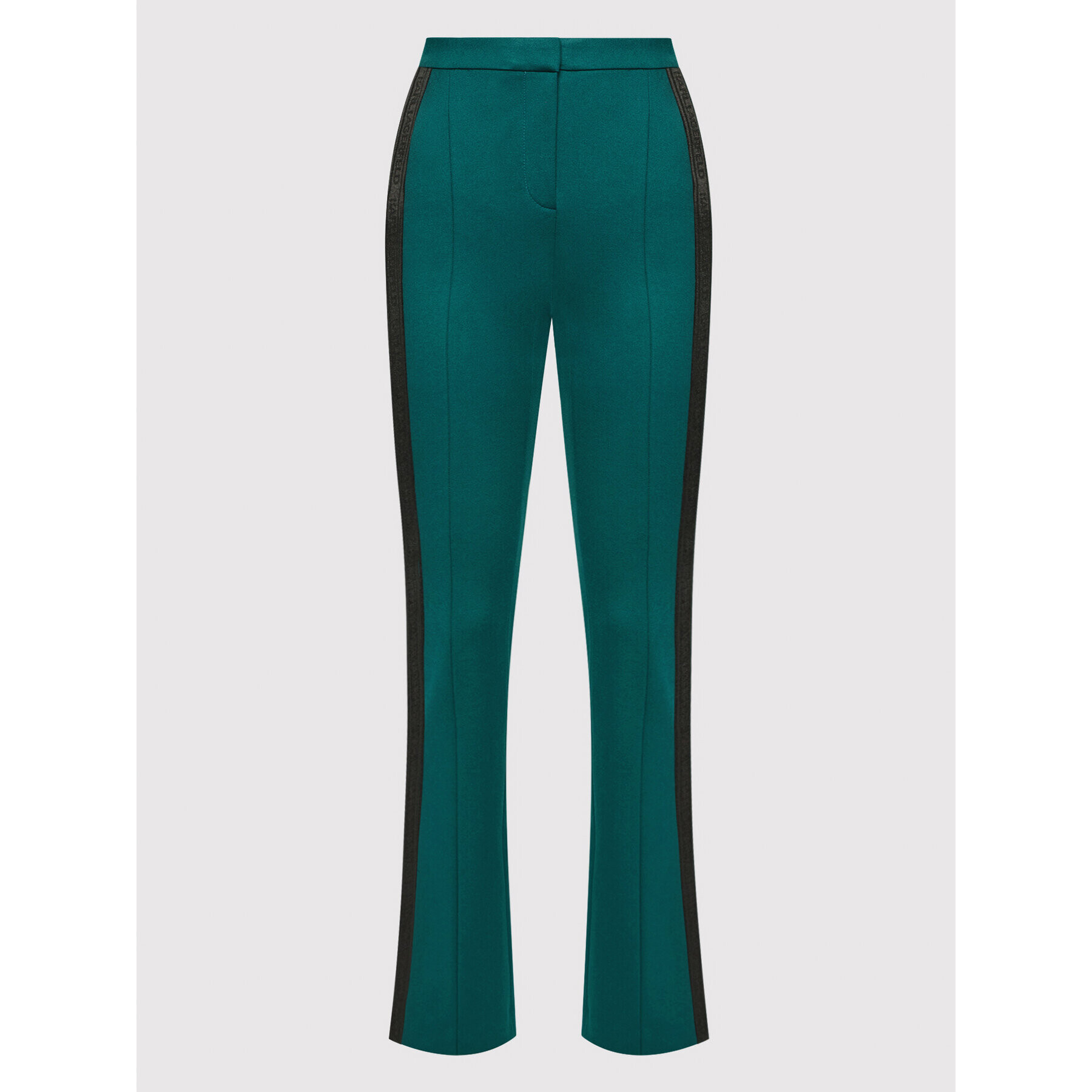 KARL LAGERFELD Pantaloni din material Punto 220W1002 Verde Regular Fit - Pled.ro