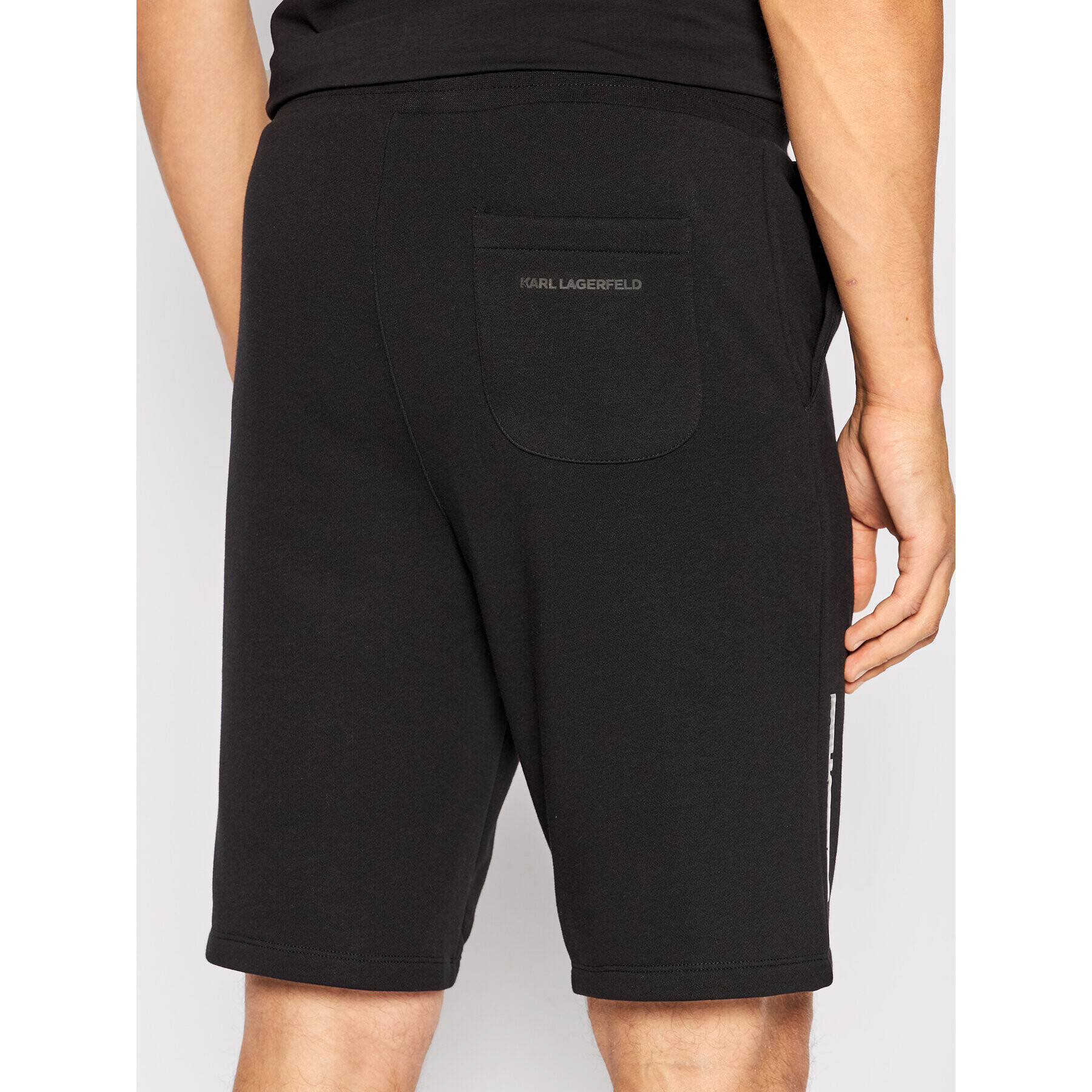 KARL LAGERFELD Pantaloni scurți sport 705092 523910 Negru Regular Fit - Pled.ro