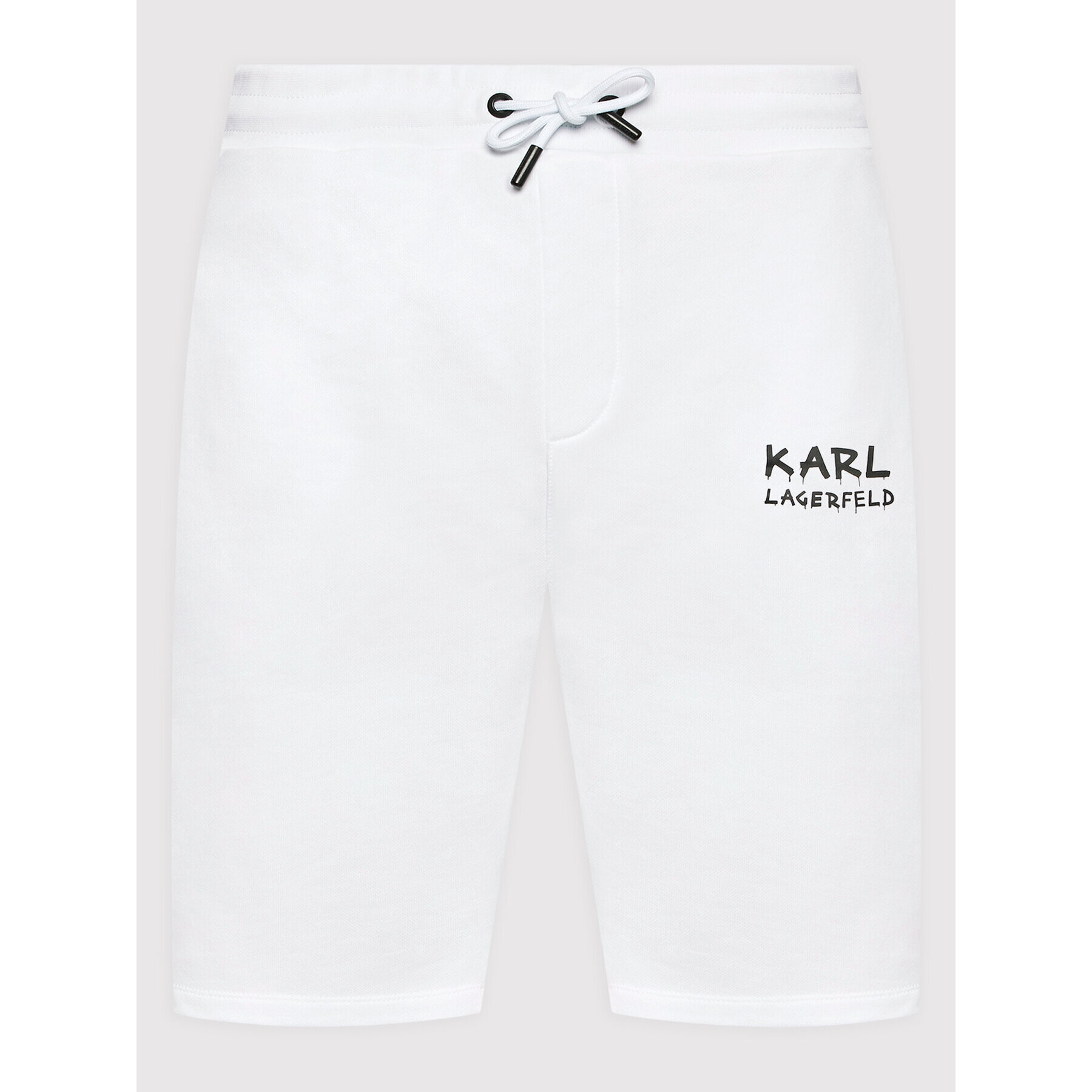 KARL LAGERFELD Pantaloni scurți sport Sweat 705047 521900 Alb Regular Fit - Pled.ro