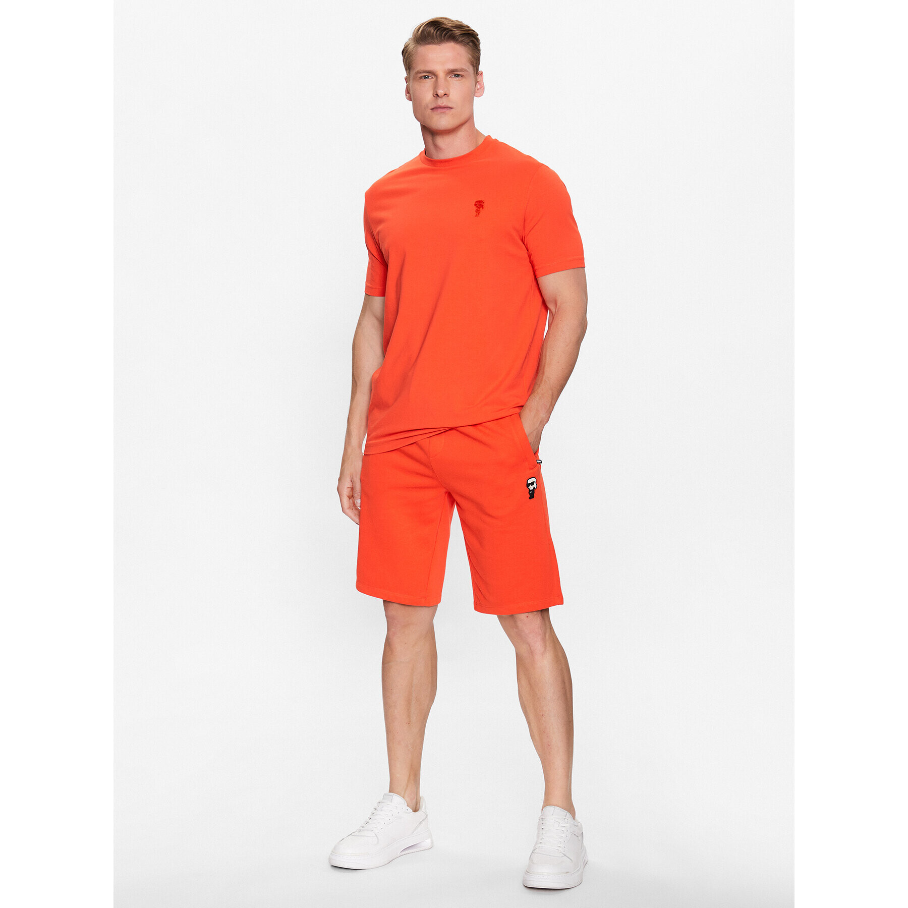 KARL LAGERFELD Pantaloni scurți sport 705046 532900 Portocaliu Regular Fit - Pled.ro