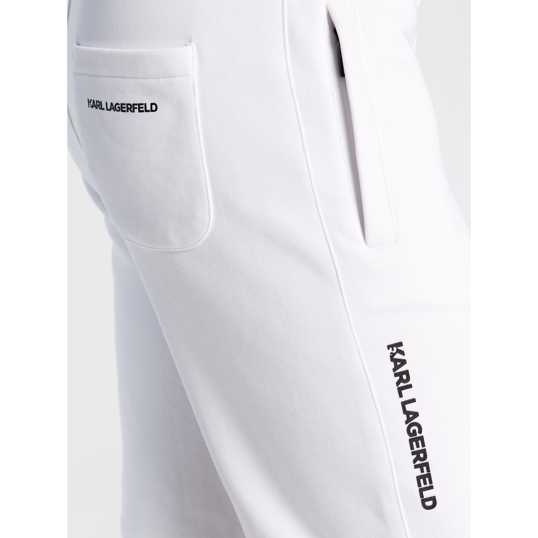 KARL LAGERFELD Pantaloni scurți sport 705048 524910 Alb Regular Fit - Pled.ro