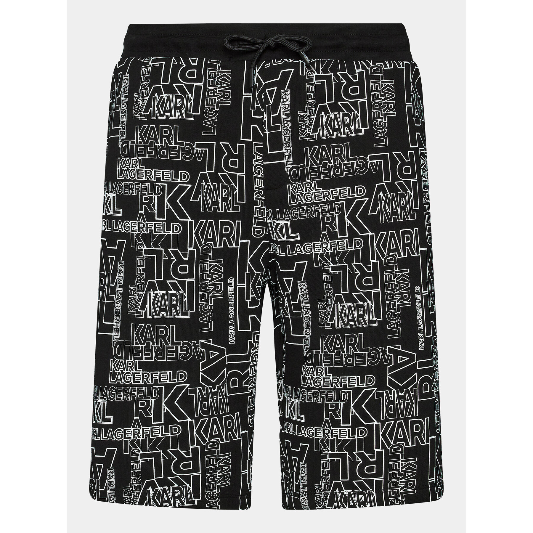 KARL LAGERFELD Pantaloni scurți sport 705061 541900 Negru Regular Fit - Pled.ro