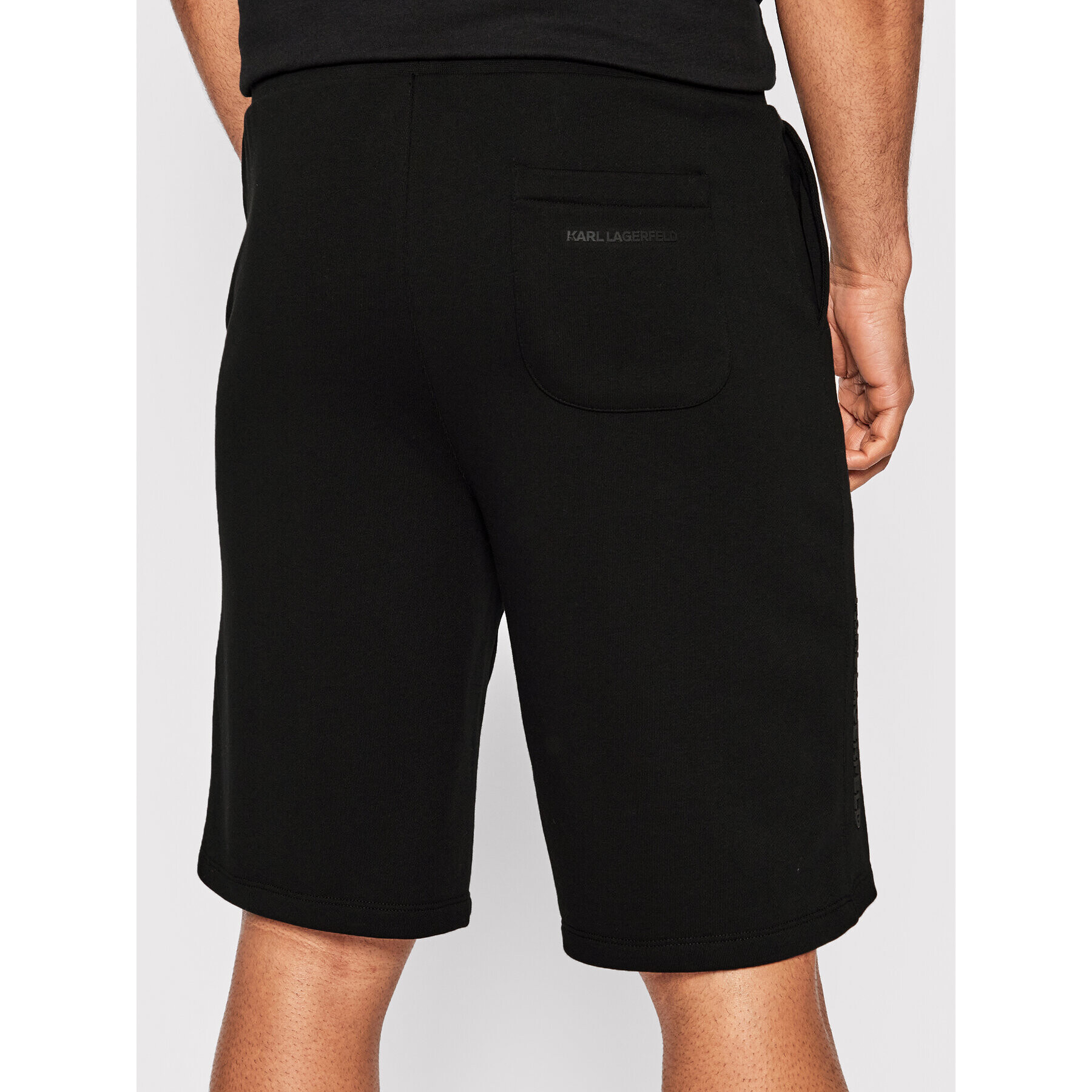 KARL LAGERFELD Pantaloni scurți sport 705410 523900 Negru Regular Fit - Pled.ro