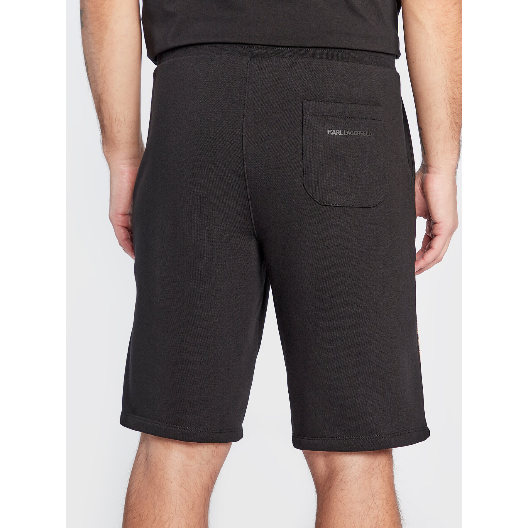 KARL LAGERFELD Pantaloni scurți sport 705428 524910 Negru Regular Fit - Pled.ro