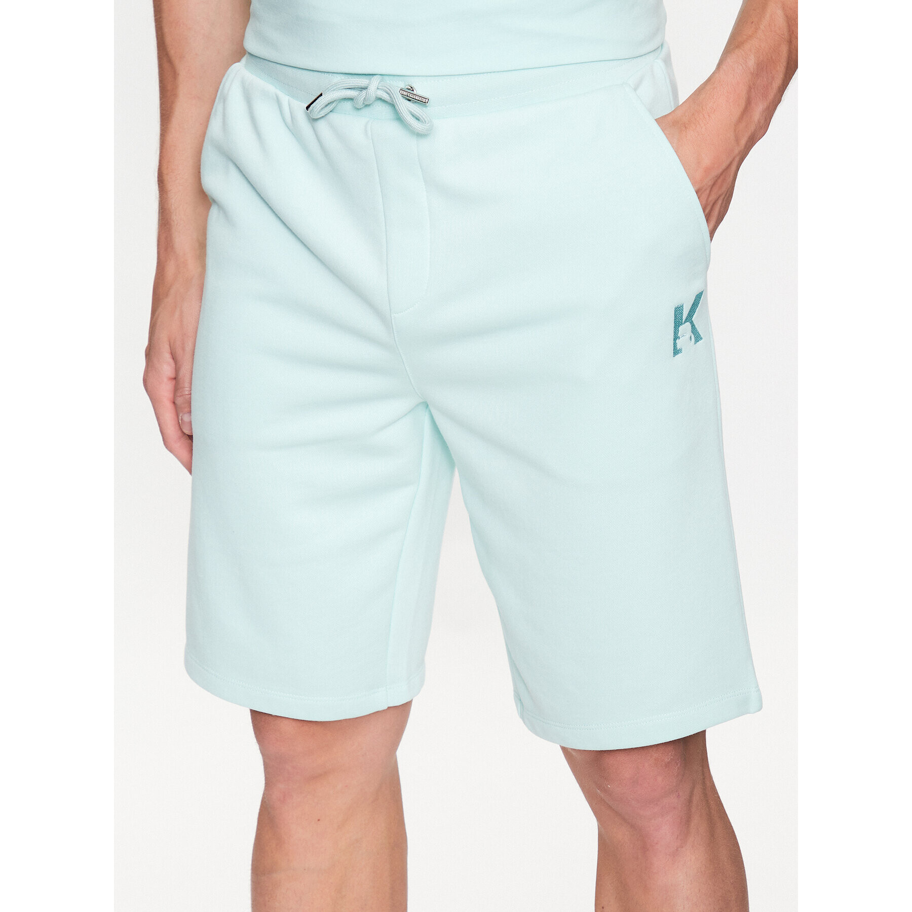 KARL LAGERFELD Pantaloni scurți sport 705889 532900 Verde Regular Fit - Pled.ro