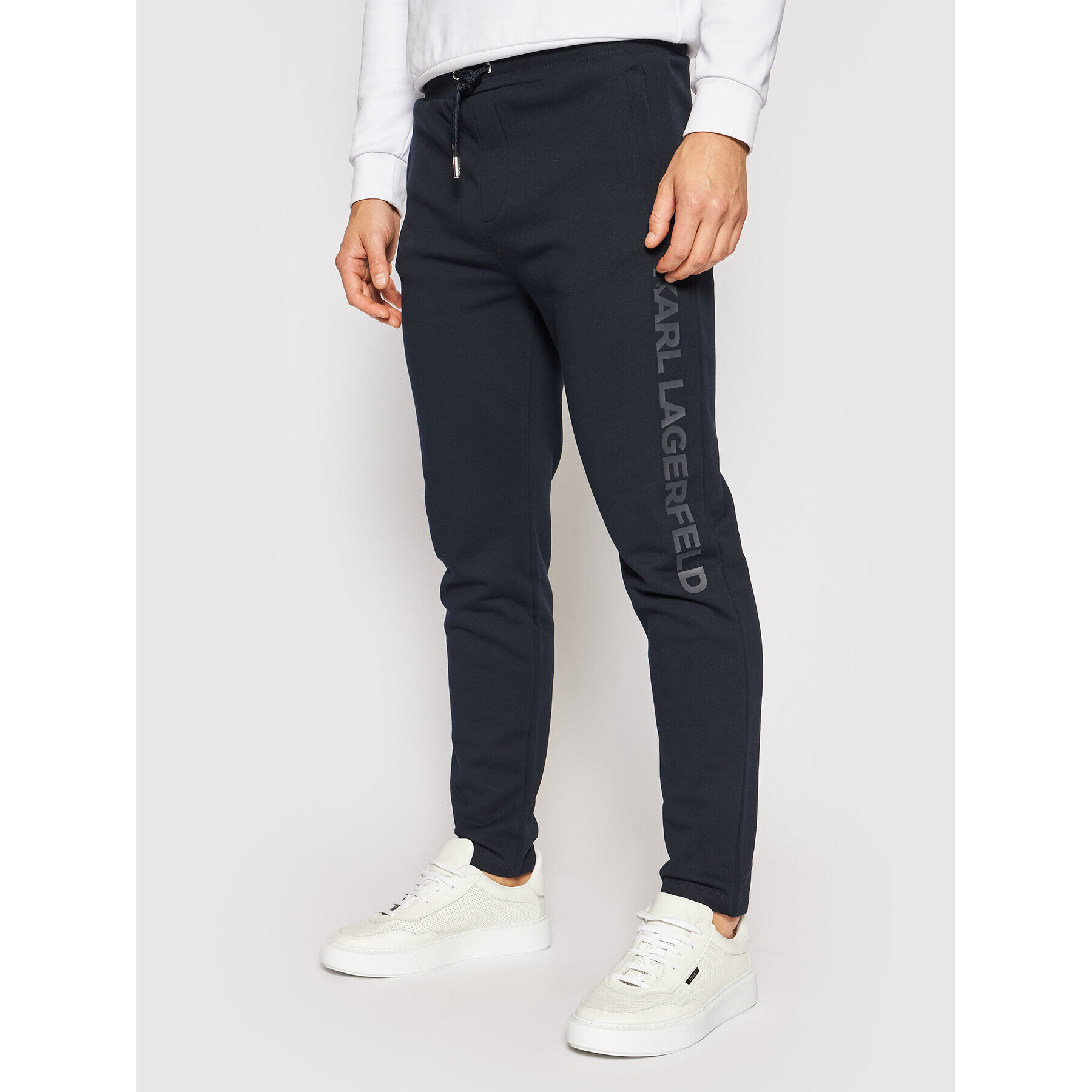 KARL LAGERFELD Pantaloni trening 705013 511900 Bleumarin Regular Fit - Pled.ro