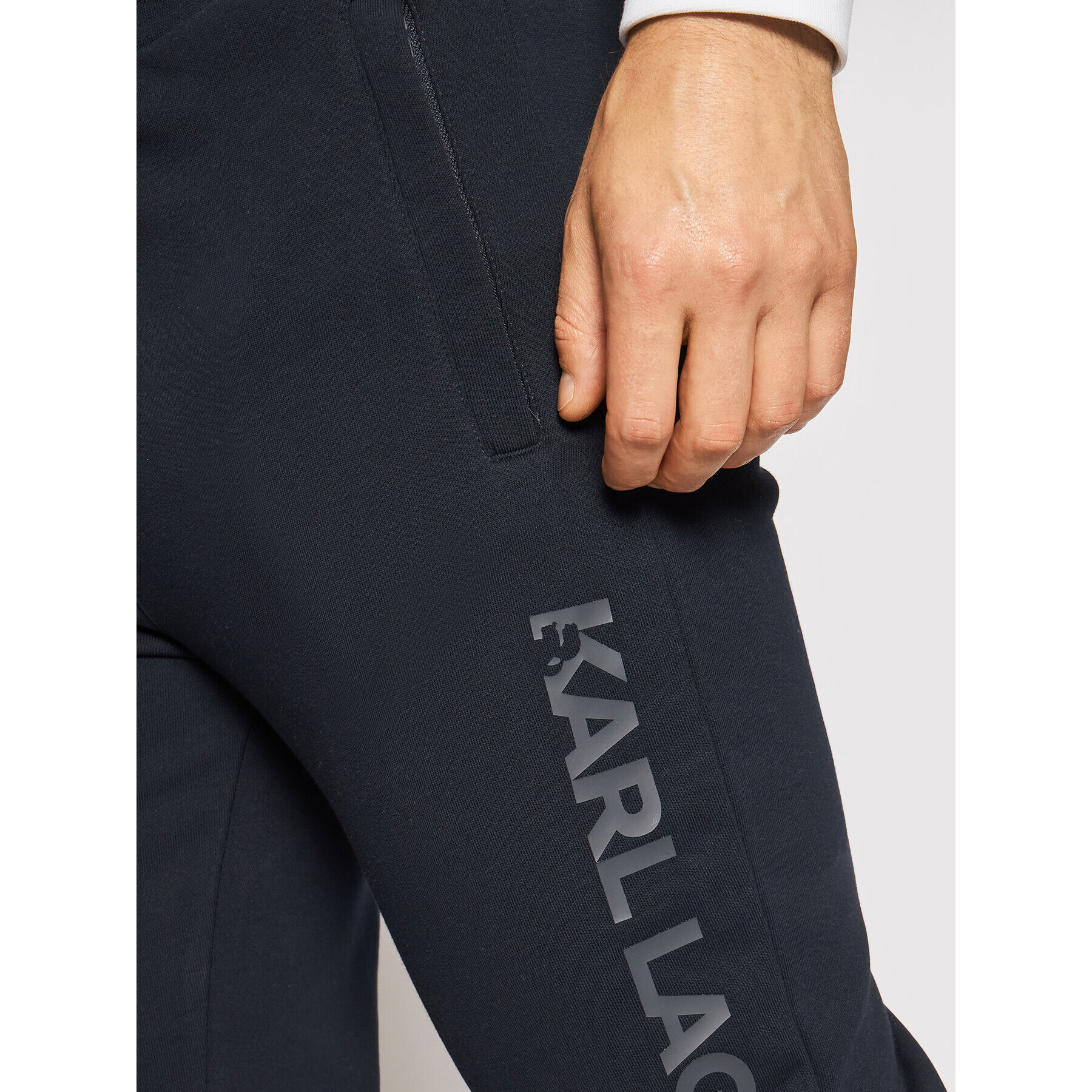 KARL LAGERFELD Pantaloni trening 705013 511900 Bleumarin Regular Fit - Pled.ro