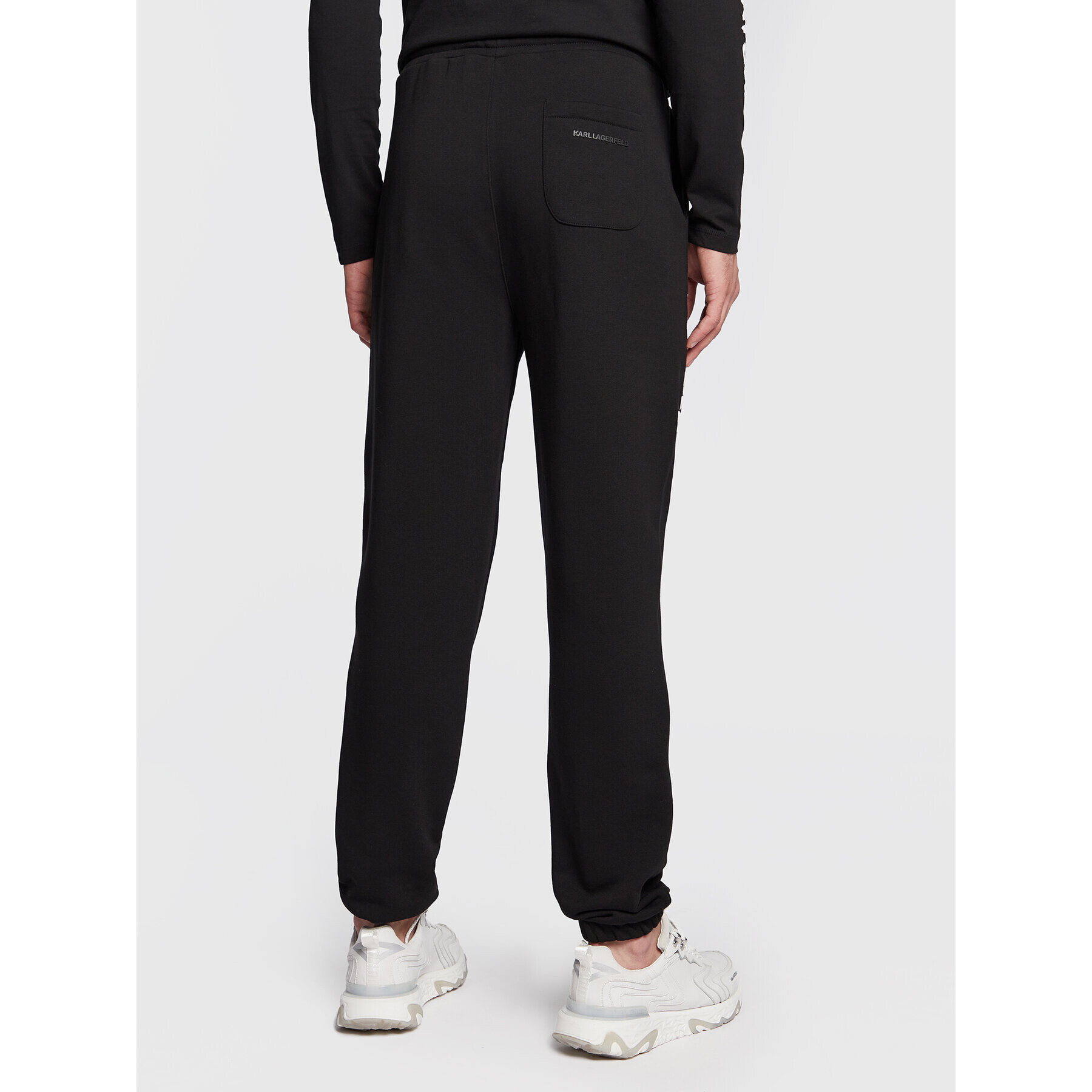 KARL LAGERFELD Pantaloni trening 705021 524910 Negru Regular Fit - Pled.ro