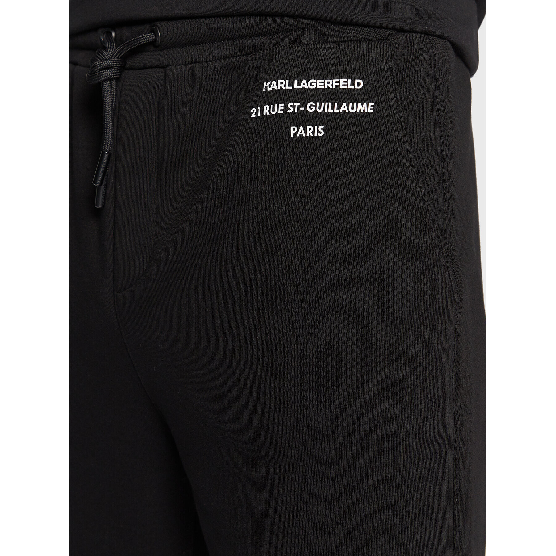 KARL LAGERFELD Pantaloni trening 705021 524910 Negru Regular Fit - Pled.ro