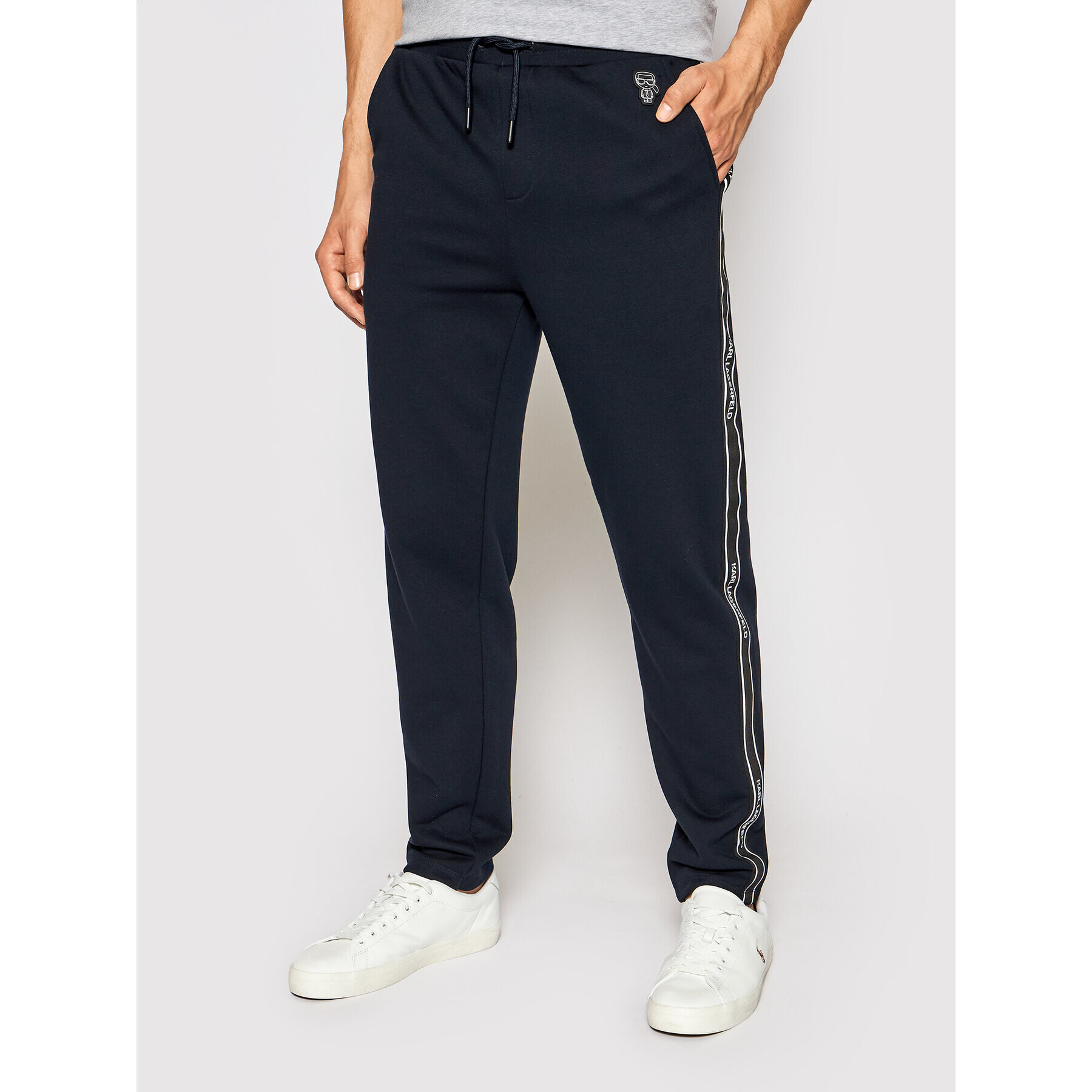 KARL LAGERFELD Pantaloni trening 705022 511900 Bleumarin Regular Fit - Pled.ro