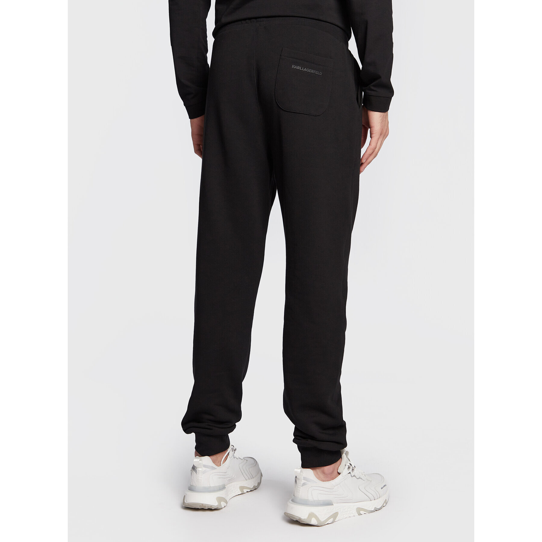 KARL LAGERFELD Pantaloni trening 705027 524910 Negru Regular Fit - Pled.ro