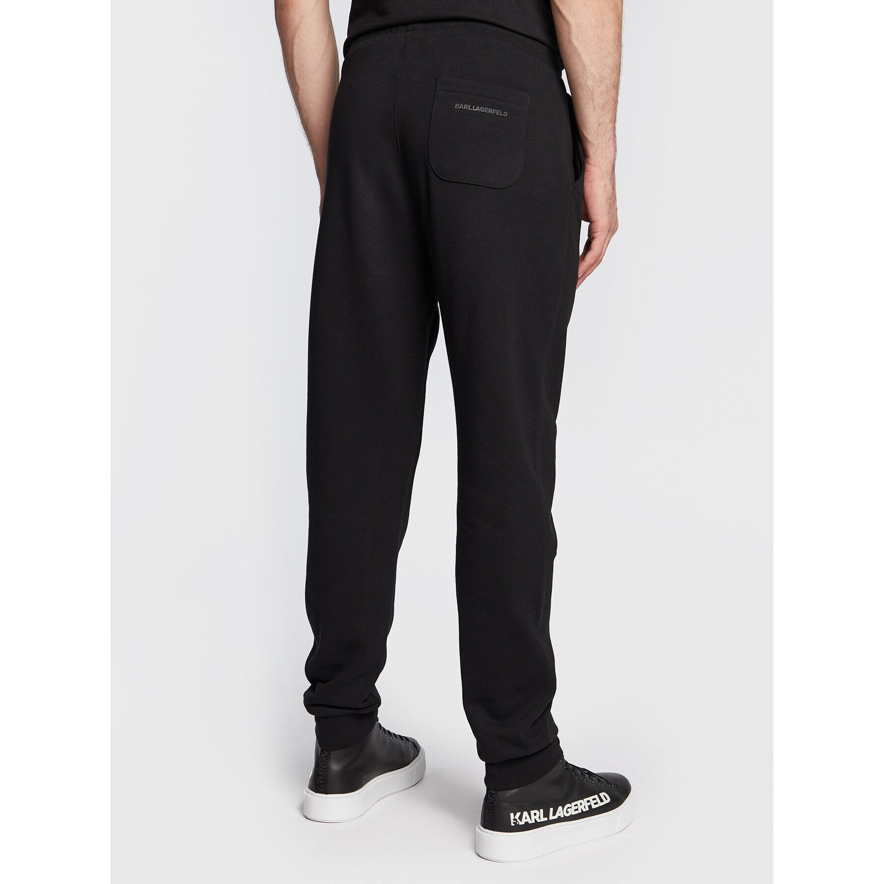 KARL LAGERFELD Pantaloni trening 705027 524910 Negru Regular Fit - Pled.ro