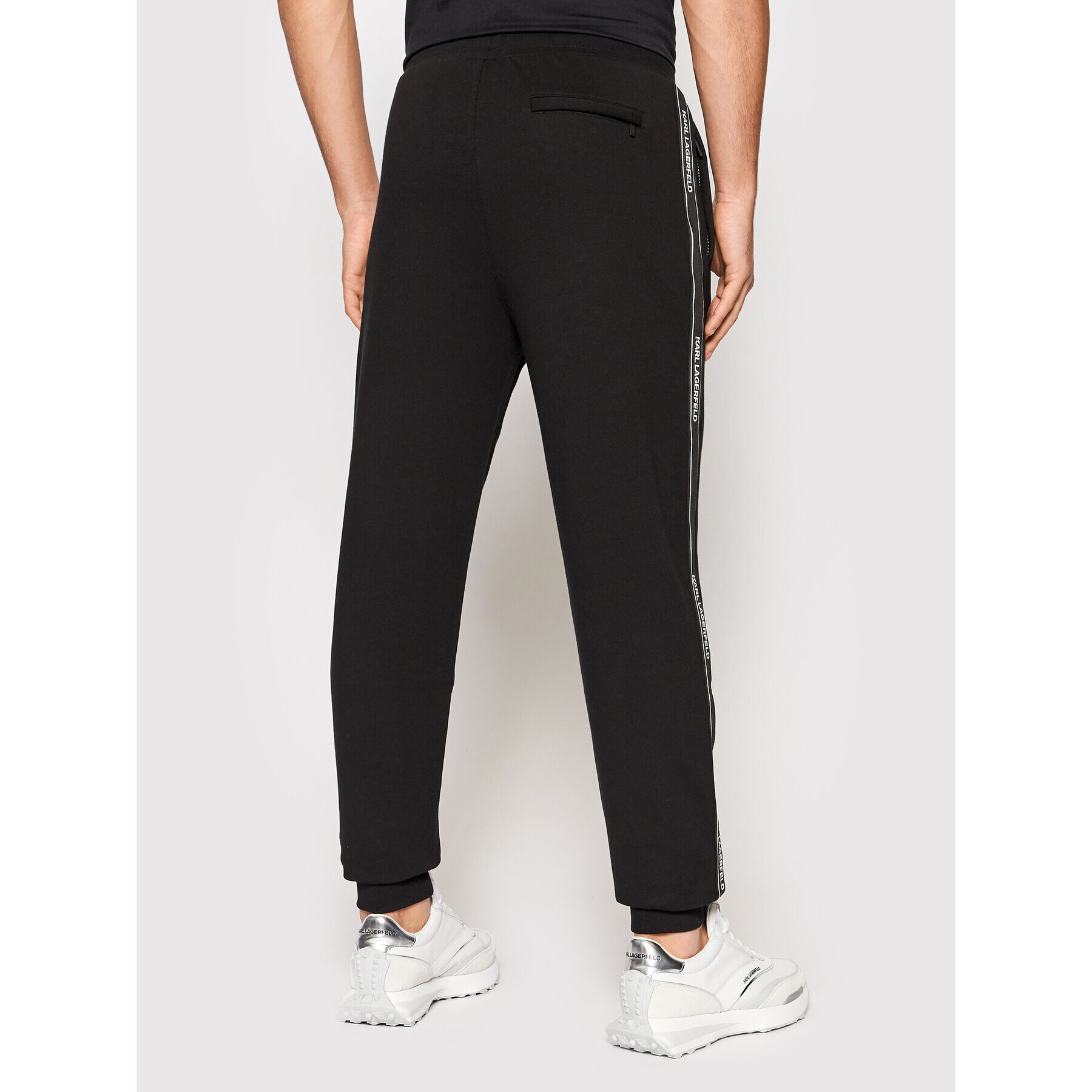 KARL LAGERFELD Pantaloni trening 705028 512910 Negru Regular Fit - Pled.ro