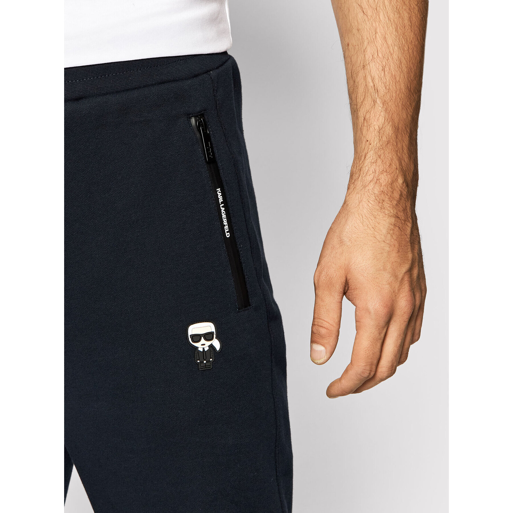 KARL LAGERFELD Pantaloni trening 705033 512910 Bleumarin Regular Fit - Pled.ro