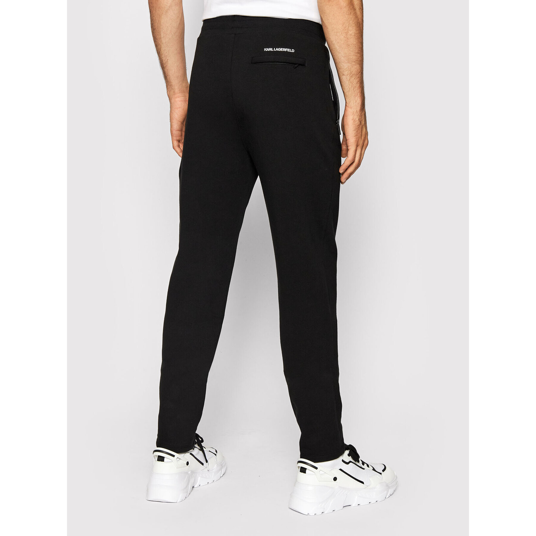 KARL LAGERFELD Pantaloni trening 705033 512910 Negru Regular Fit - Pled.ro