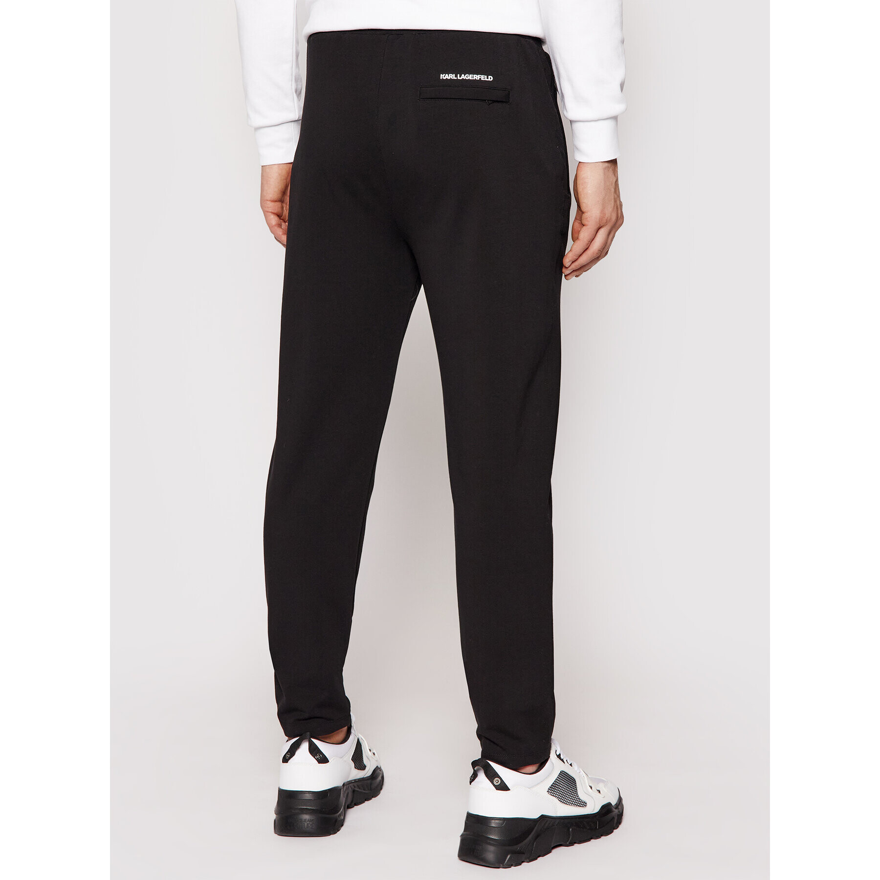 KARL LAGERFELD Pantaloni trening 705035 511902 Negru Regular Fit - Pled.ro