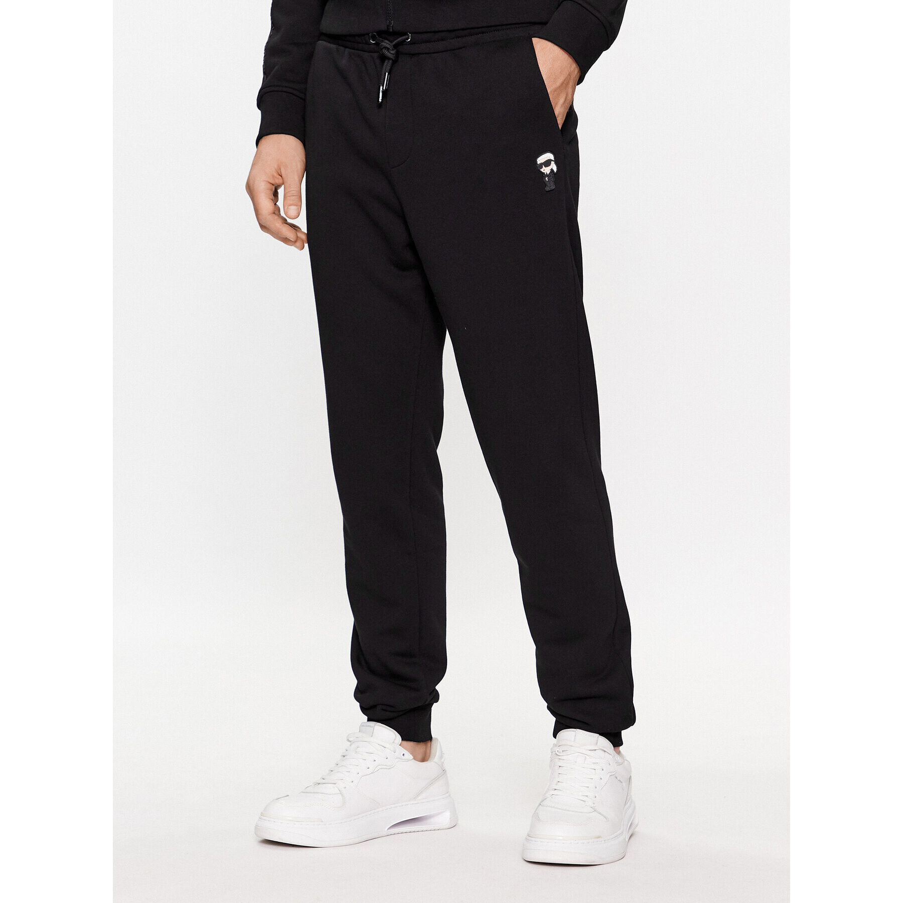 KARL LAGERFELD Pantaloni trening 705035 534910 Negru Regular Fit - Pled.ro