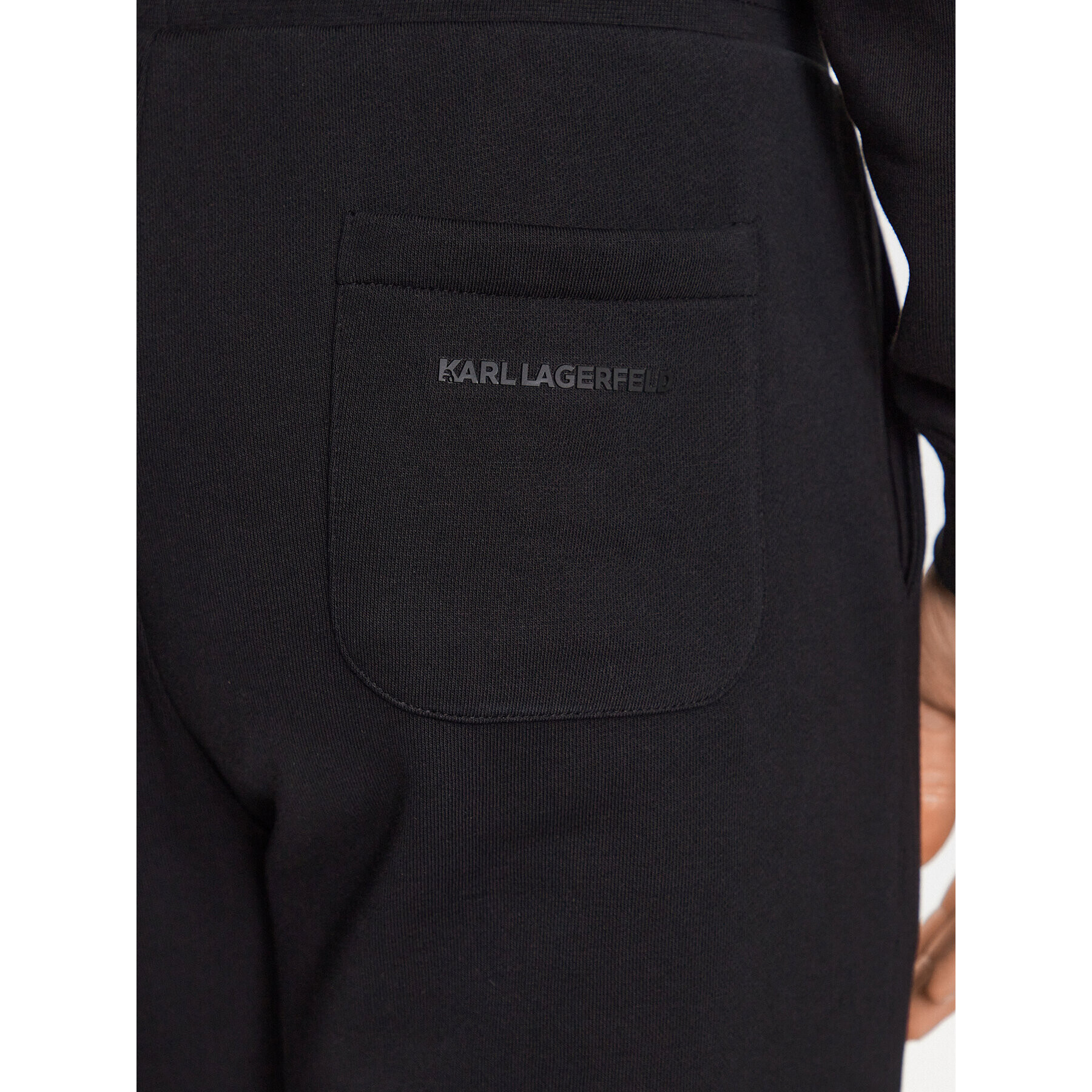 KARL LAGERFELD Pantaloni trening 705036 532900 Negru Regular Fit - Pled.ro