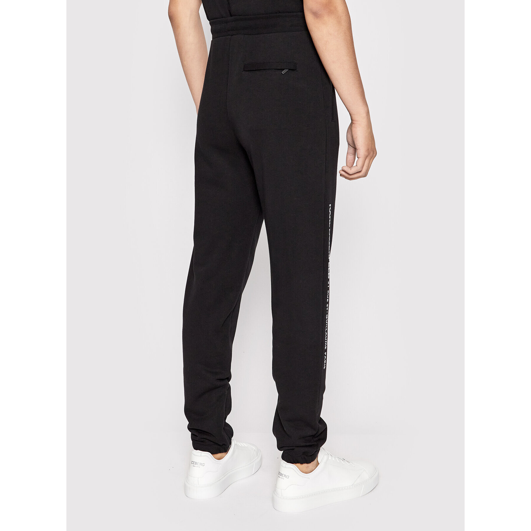 KARL LAGERFELD Pantaloni trening 705040 521900 Negru Regular Fit - Pled.ro