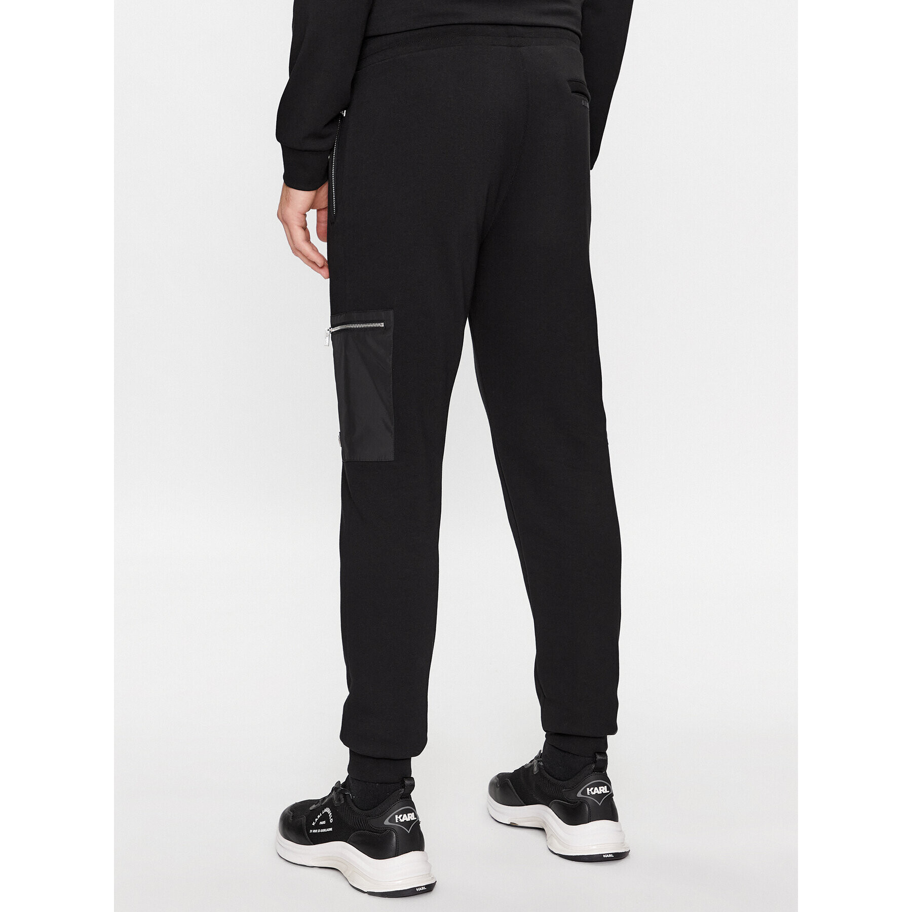 KARL LAGERFELD Pantaloni trening 705041 534910 Negru Regular Fit - Pled.ro