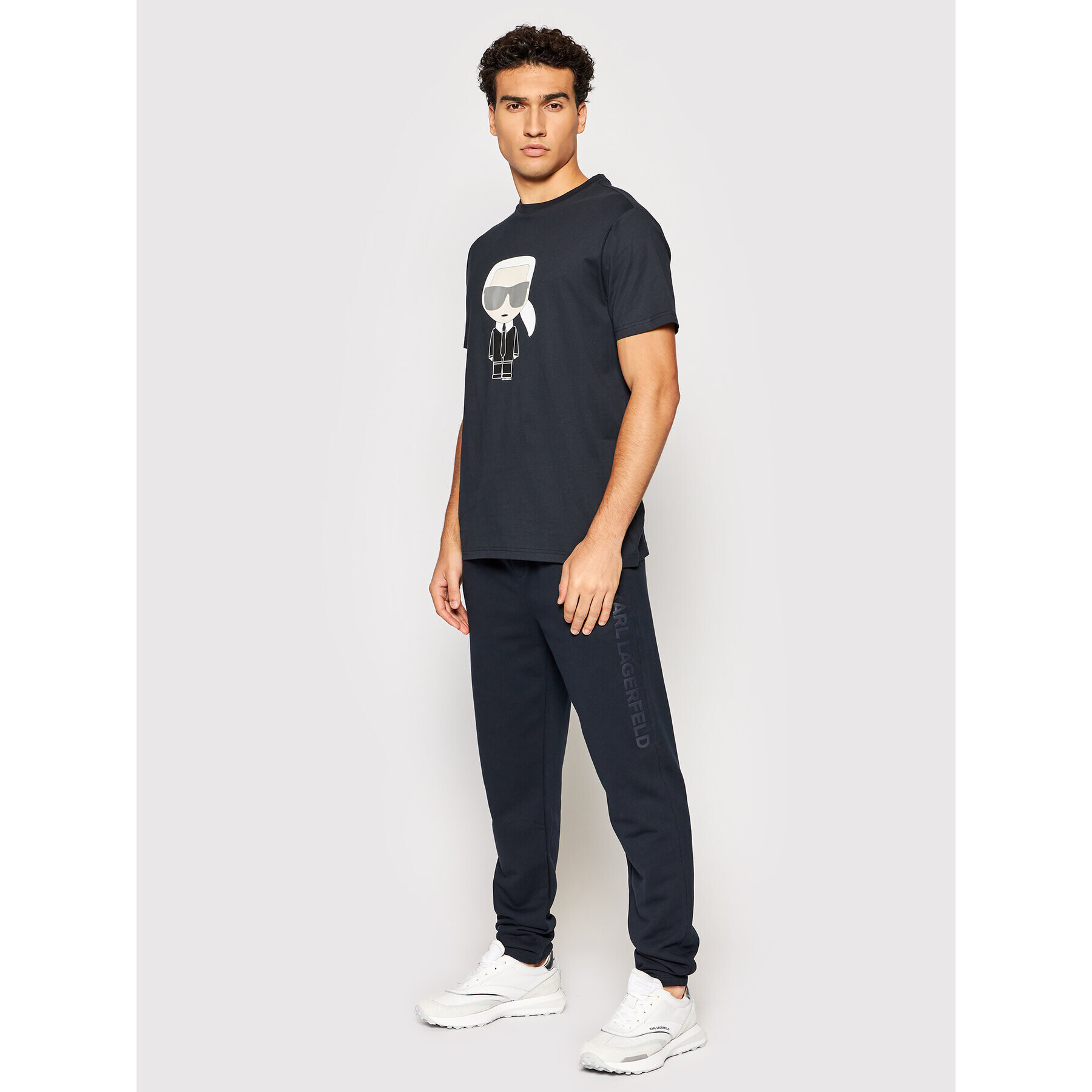 KARL LAGERFELD Pantaloni trening 705042 512910 Bleumarin Regular Fit - Pled.ro