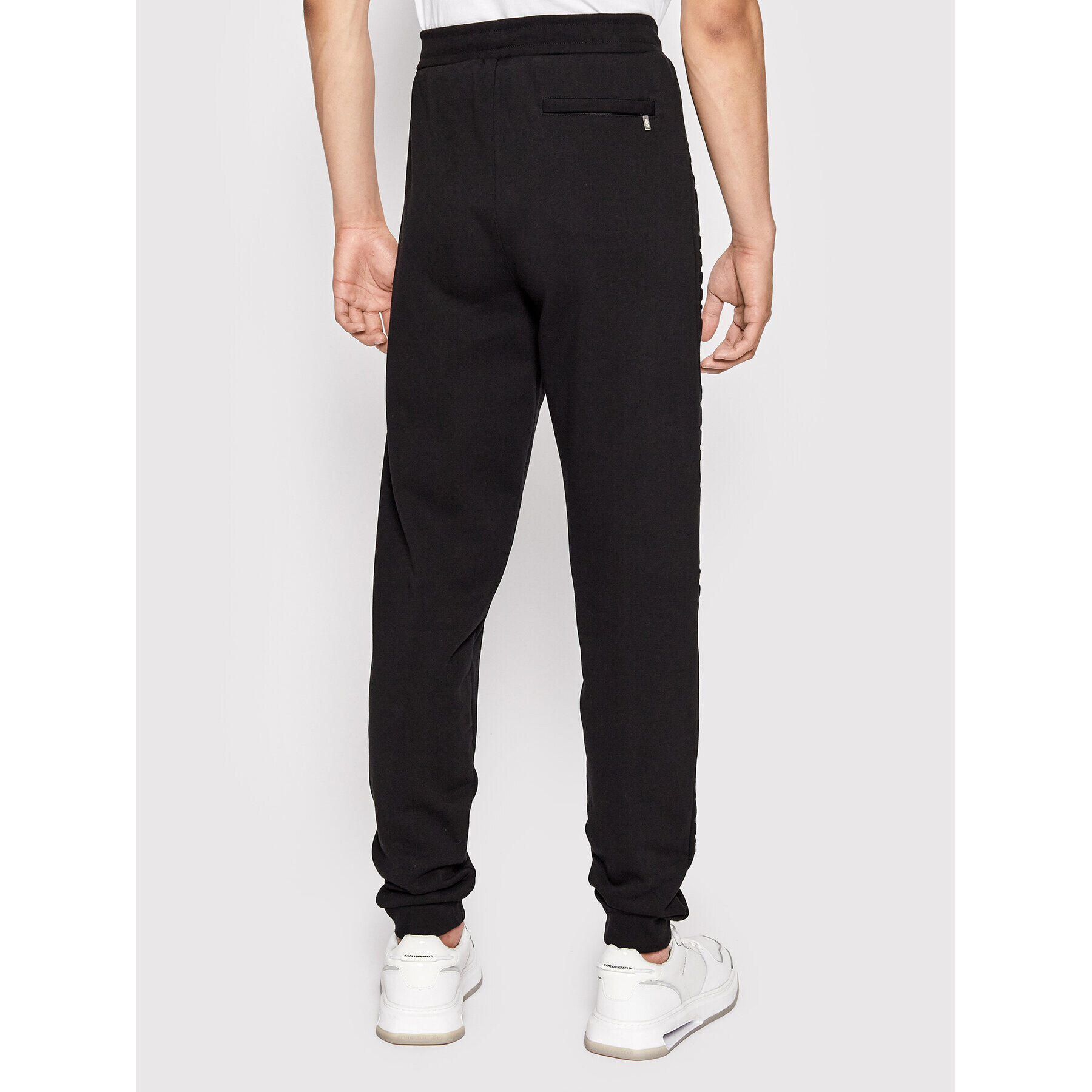 KARL LAGERFELD Pantaloni trening 705051 521900 Negru Regular Fit - Pled.ro