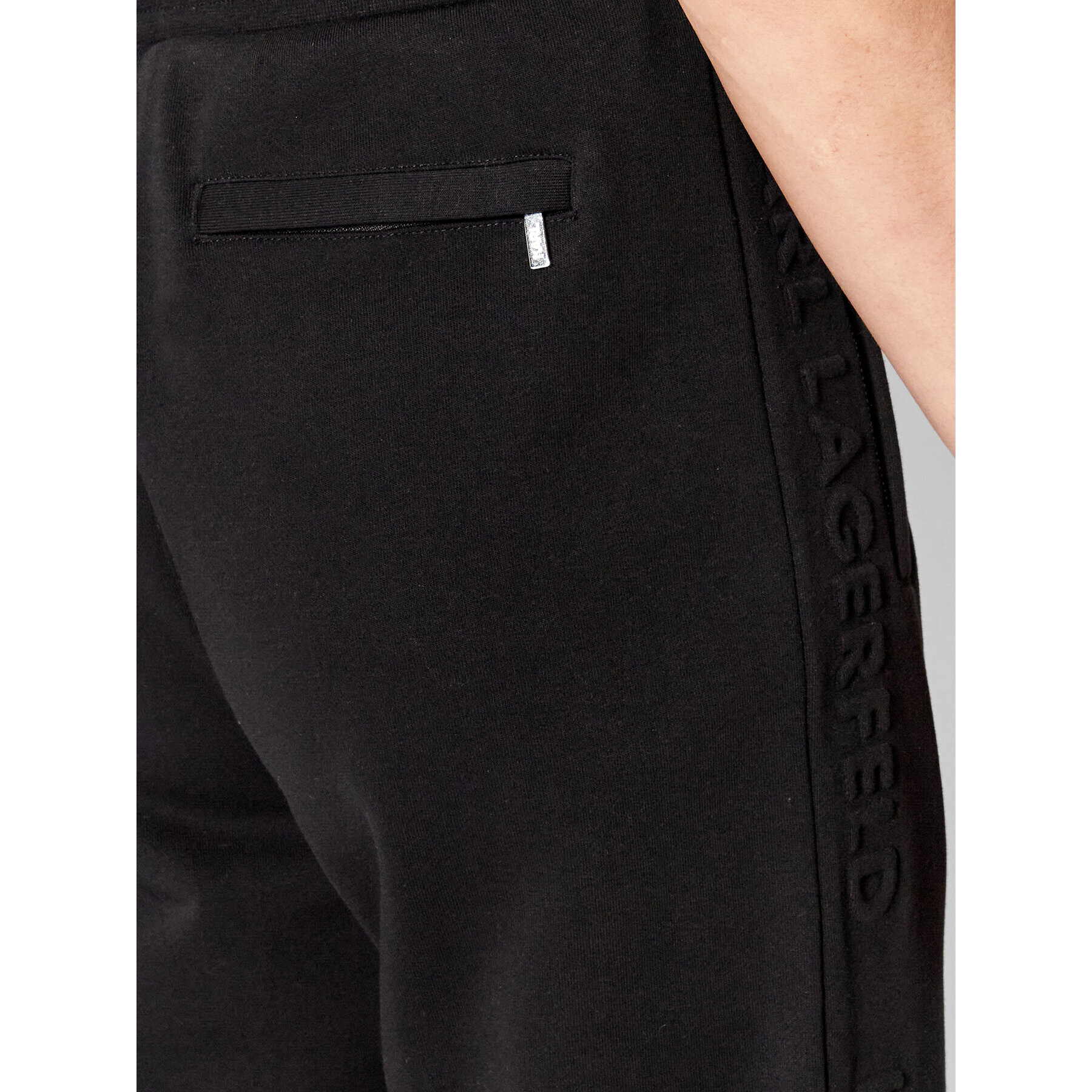 KARL LAGERFELD Pantaloni trening 705051 521900 Negru Regular Fit - Pled.ro